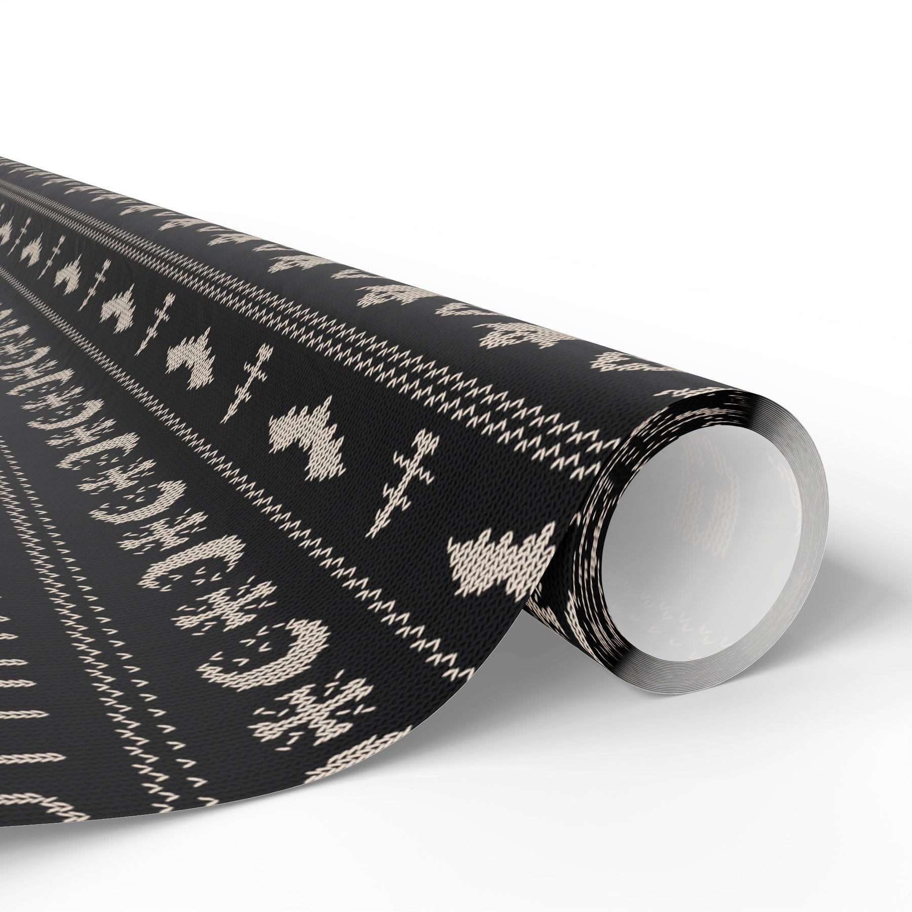 Merry Gothmas Black Spooky Gift Wrap - Goth Cloth Co.Home Decor31189042797305099581
