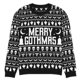 Merry Gothmas Knit Crewneck Sweater - Goth Cloth Co.2973792_19636