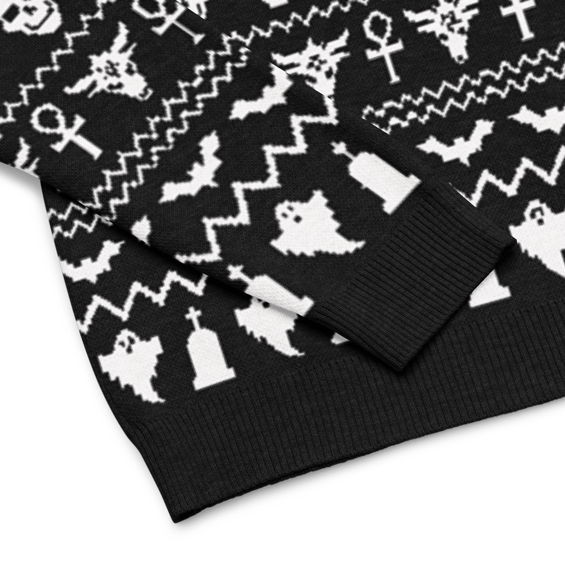 Merry Gothmas Knit Crewneck Sweater - Goth Cloth Co.2973792_19636