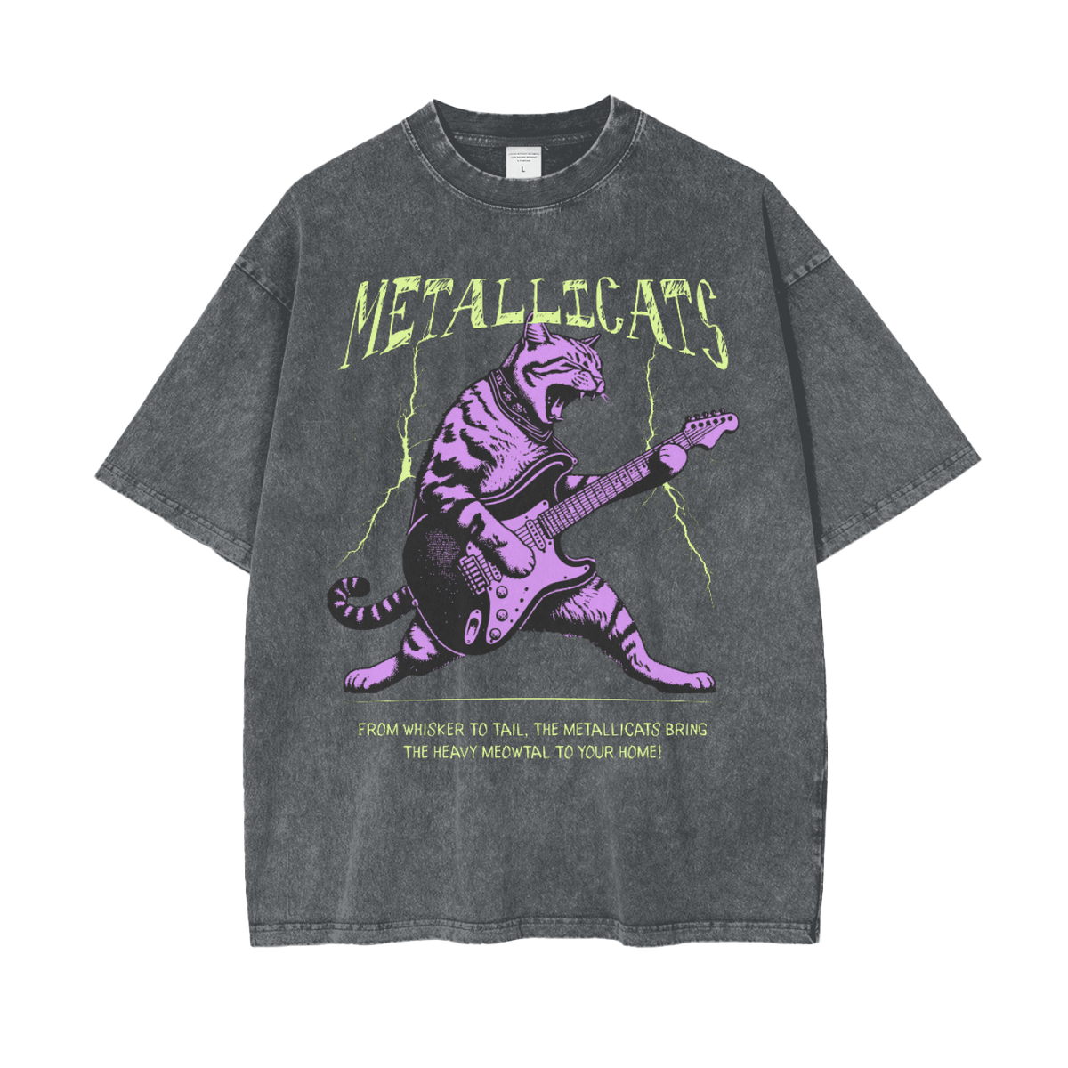Metallicats Snow Washed T-Shirt - Goth Cloth Co.250228PODPQ0342#006