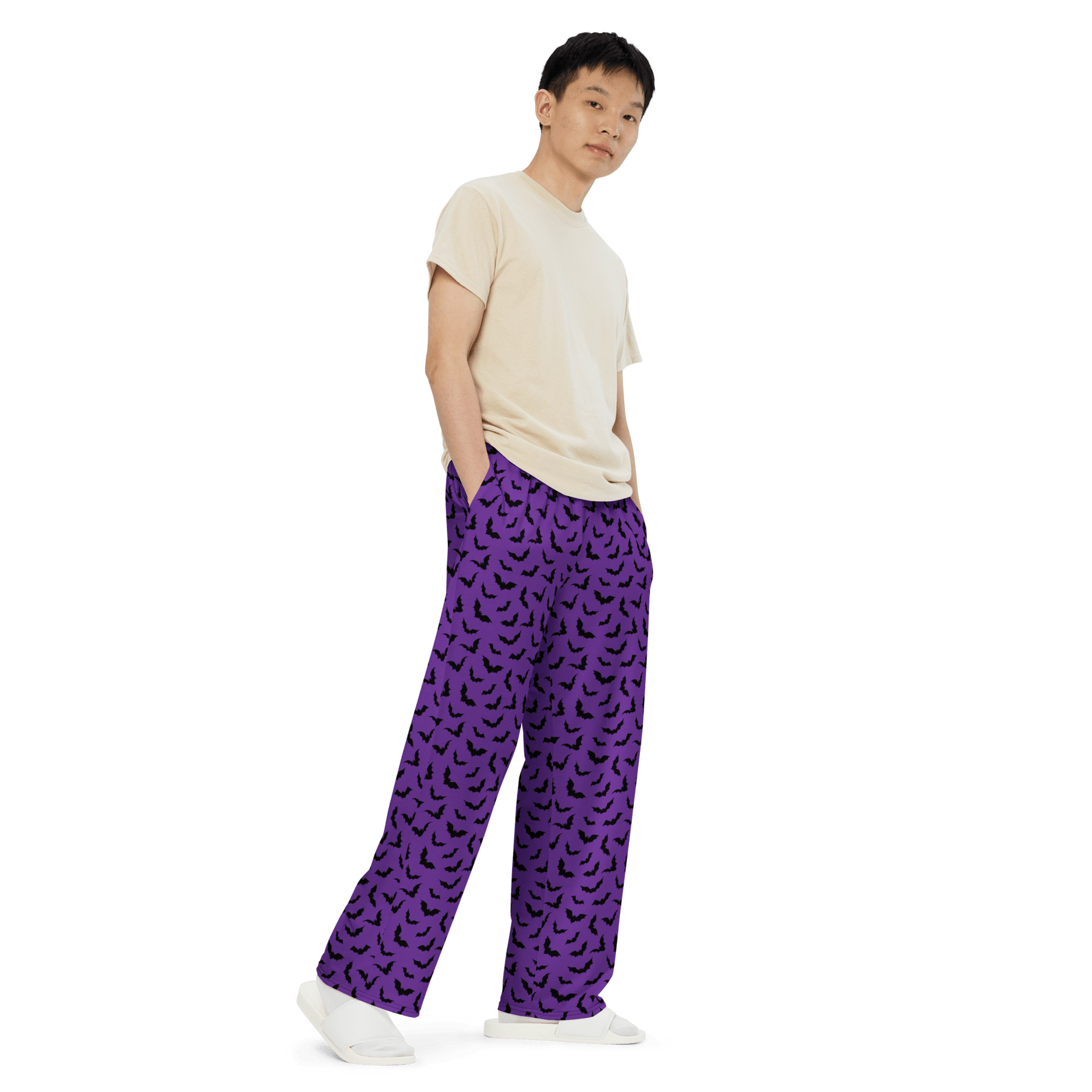 Midnight Bats Unisex Lounge Pants - Goth Cloth Co.2209196_15513