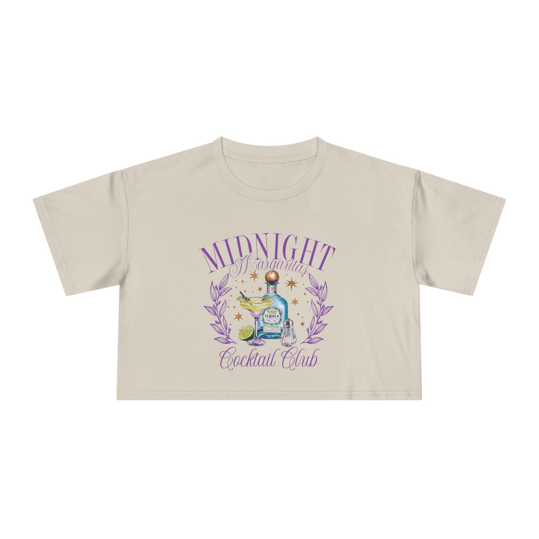 Midnight Margaritas Cocktail Club Crop Top - Goth Cloth Co.T-Shirt27615357208539928143