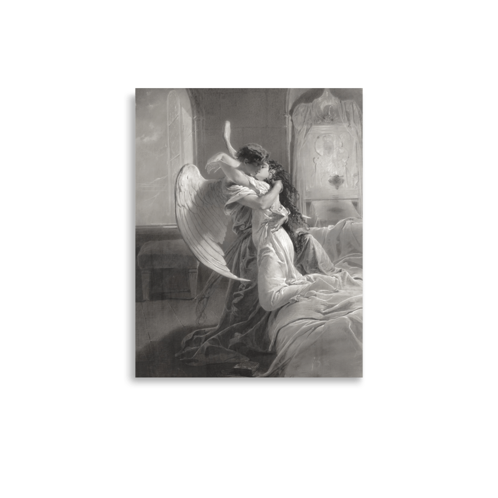 Mihaly Von Zichy Romantic Encounter Matte Poster Print - Goth Cloth Co.4007675_14125