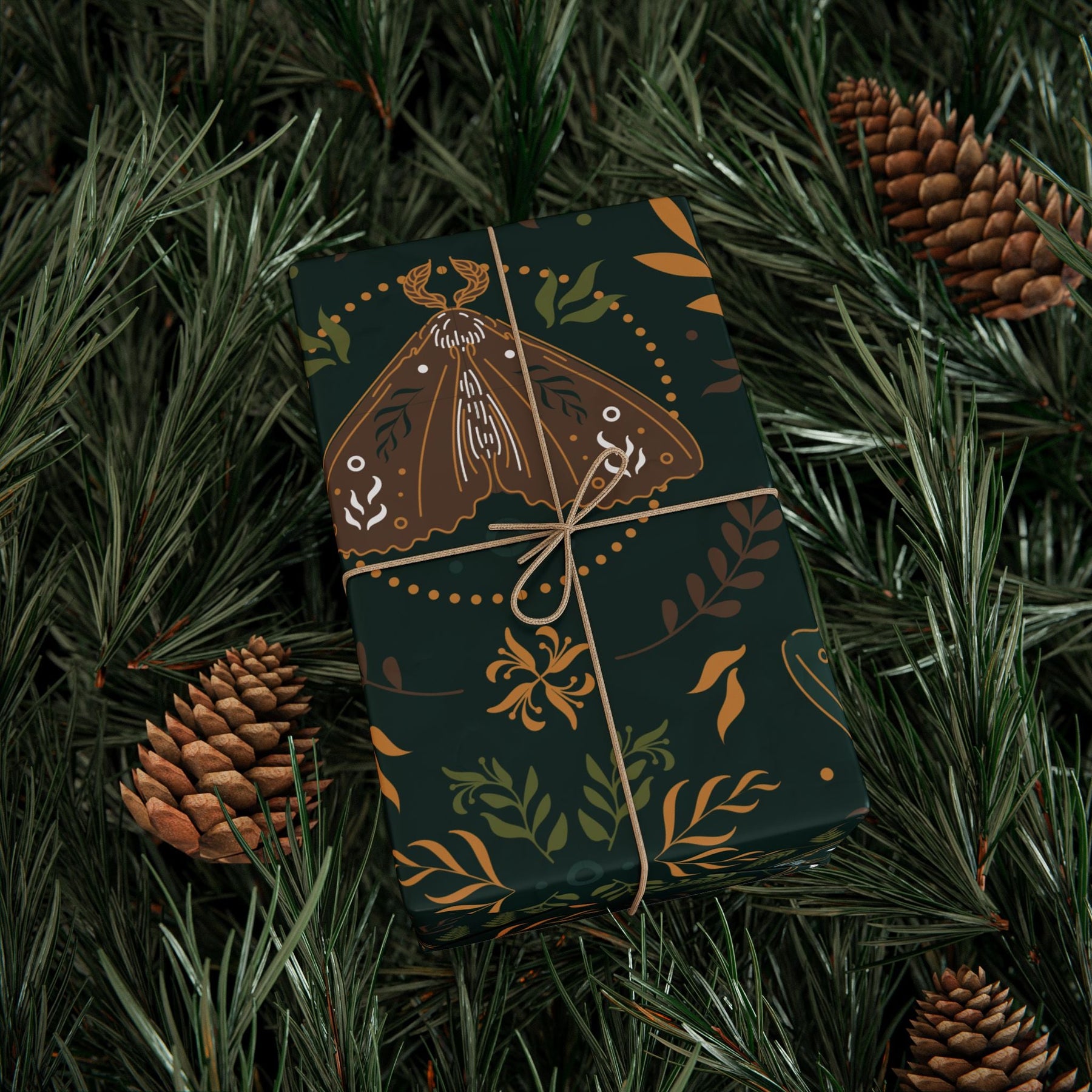 Mothlit Grove Gift Wrap - Goth Cloth Co.Home Decor16982861952560655179