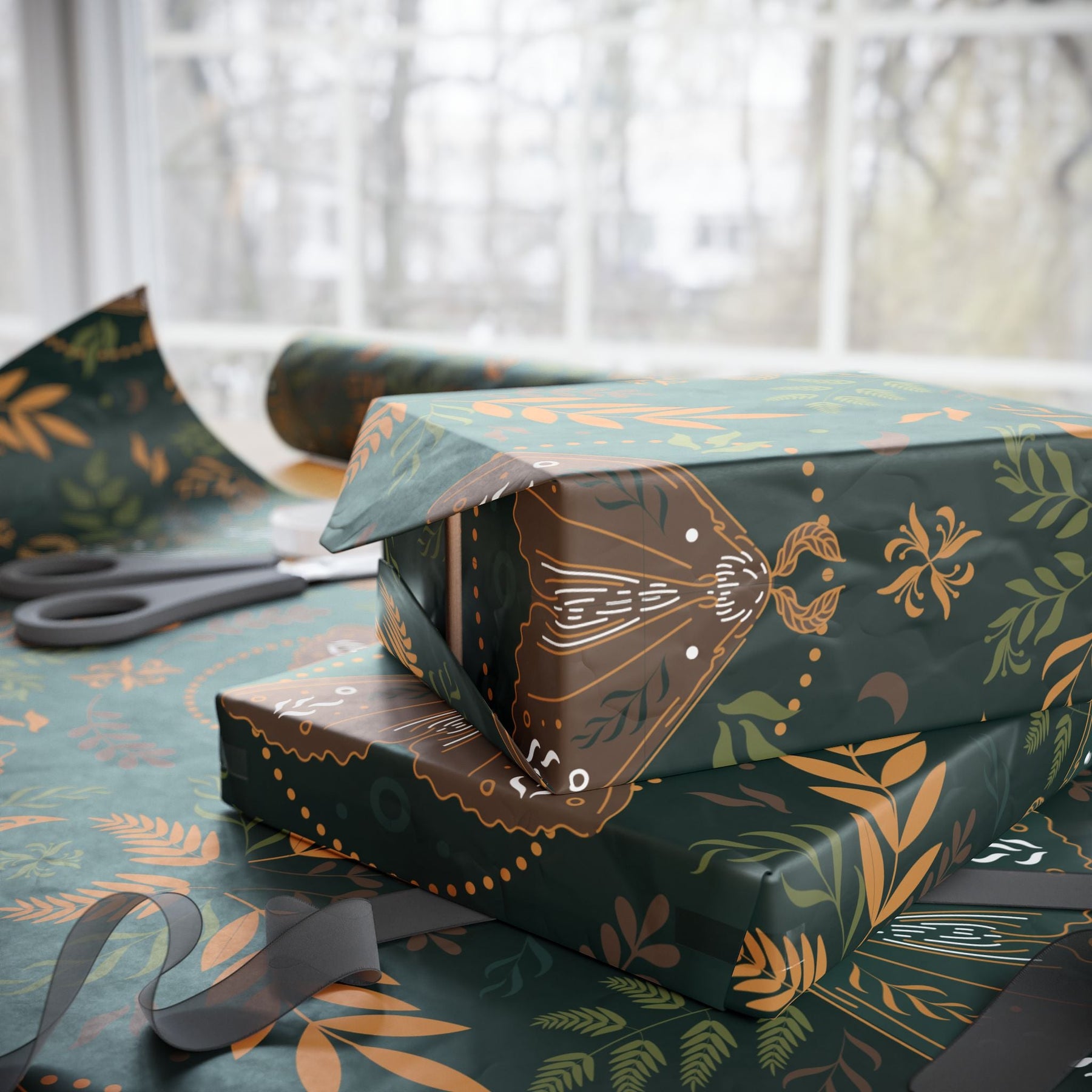 Mothlit Grove Gift Wrap - Goth Cloth Co.Home Decor16982861952560655179