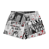 Murder Ink Silky Pajama Shorts - Goth Cloth Co.3519867_20988