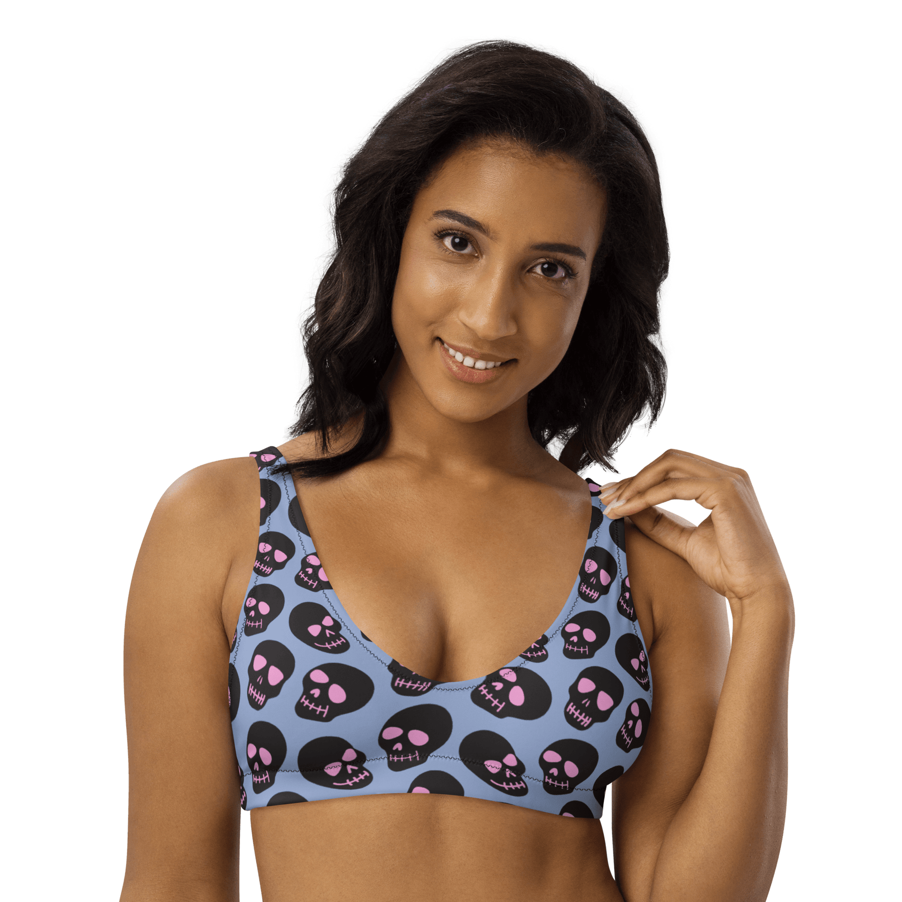 Neon Skull Sport Bikini Top - Goth Cloth Co.5091778_12035