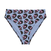 Neon Skull Sport High - Waisted Bikini Bottom - Goth Cloth Co.3278217_12042