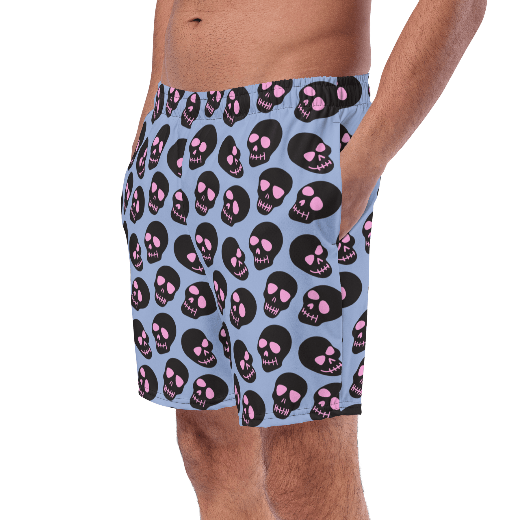 Neon Skull Swim Trunks - Goth Cloth Co.1429716_14636