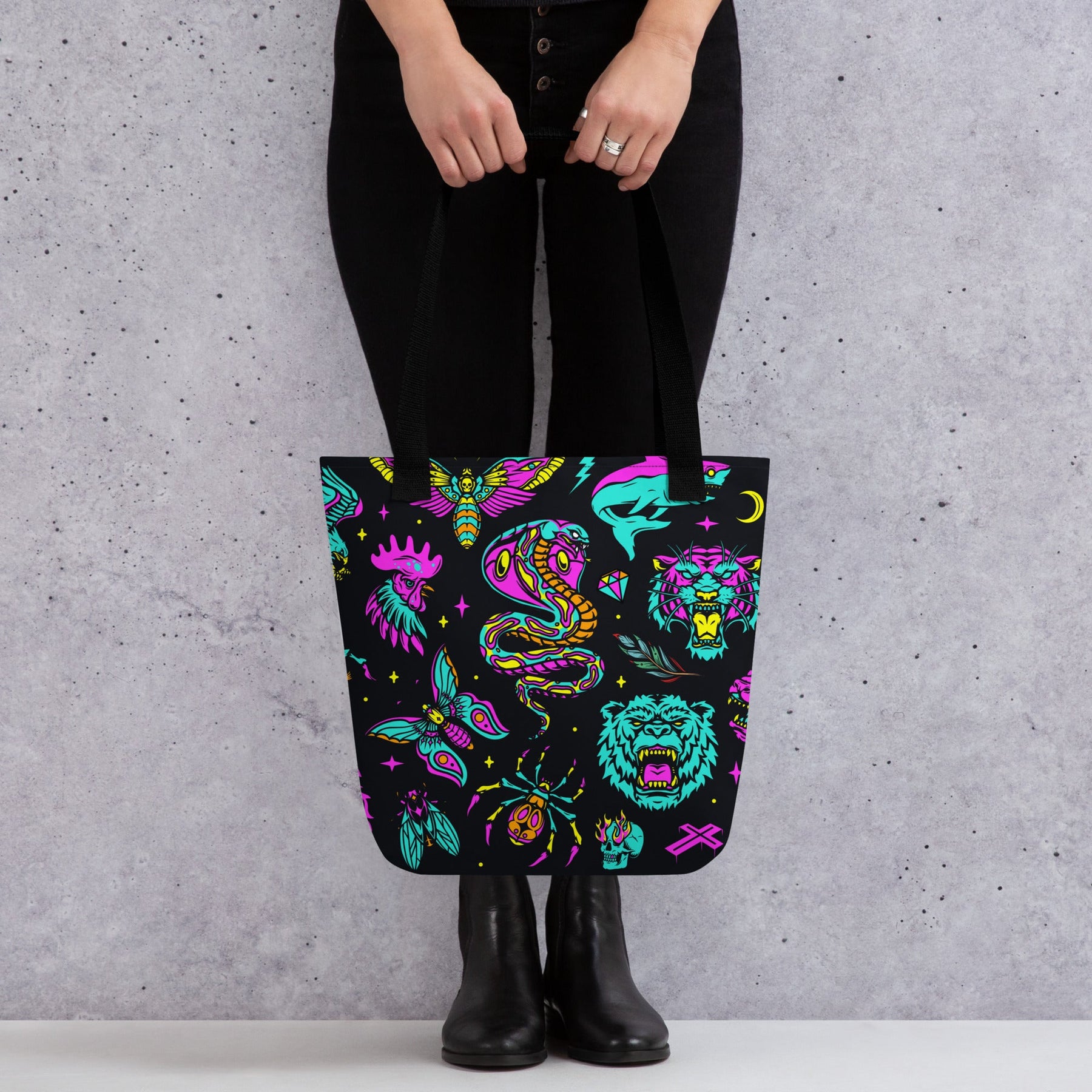 Neon Traditional Tote Bag - Goth Cloth Co.9161141_4533