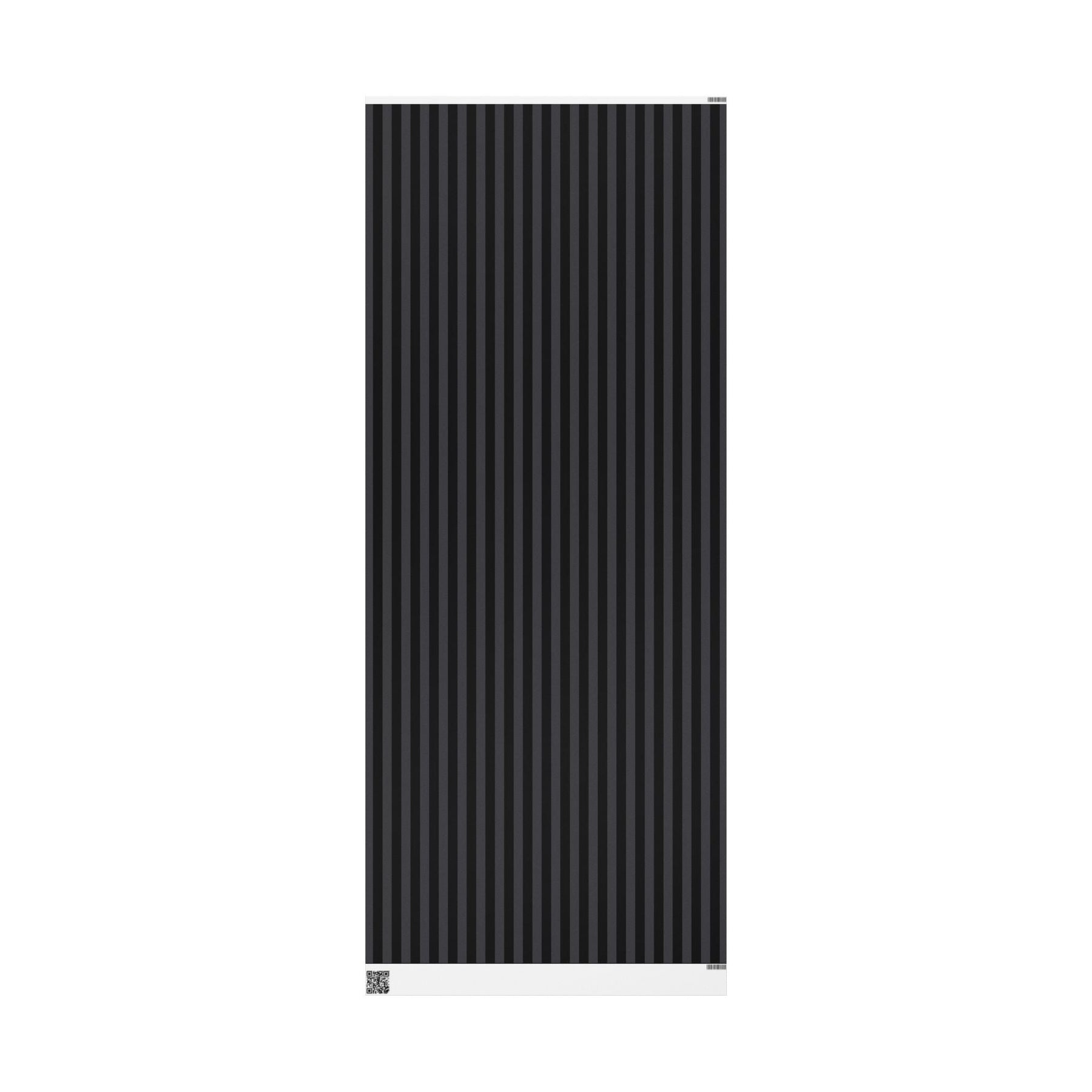 Nevermore Black and Grey Striped Spooky Gift Wrap - Goth Cloth Co.Home Decor92802641077533112157
