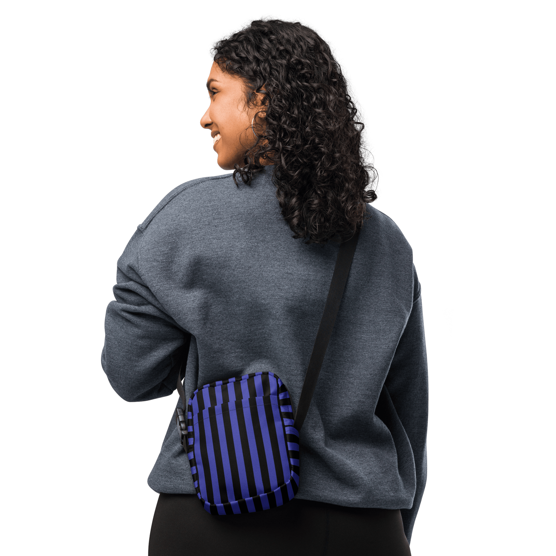 Nevermore Nights Striped Crossbody Bag - Goth Cloth Co.4589161_19256