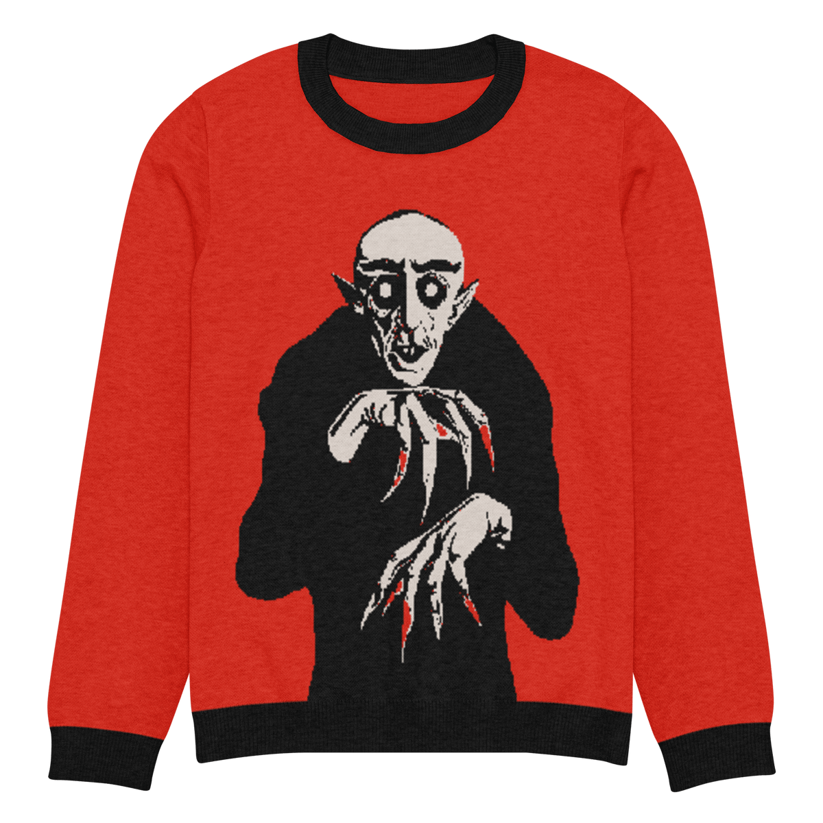 Nosferatu Nights Knit Crewneck Sweatshirt - Goth Cloth Co.8927855_19635