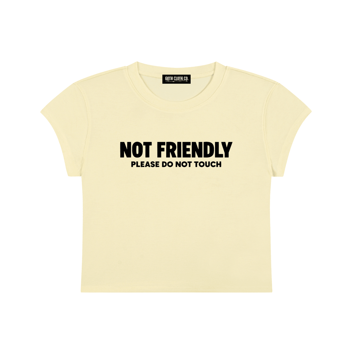 Not Friendly Baby Tee - Goth Cloth Co.260916PODAA1217001