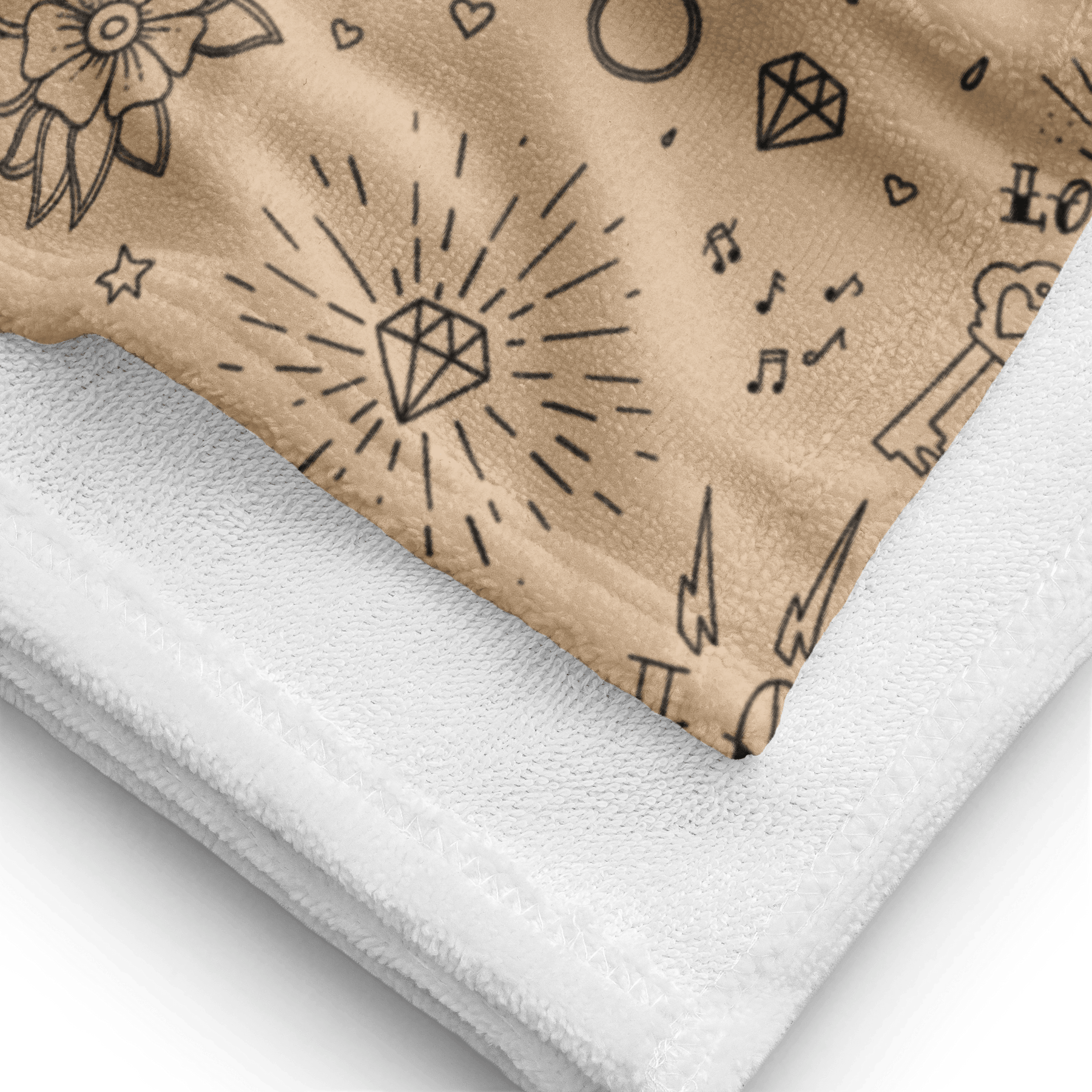 Nude Tattoo Beach Towel - Goth Cloth Co.6432410_8874