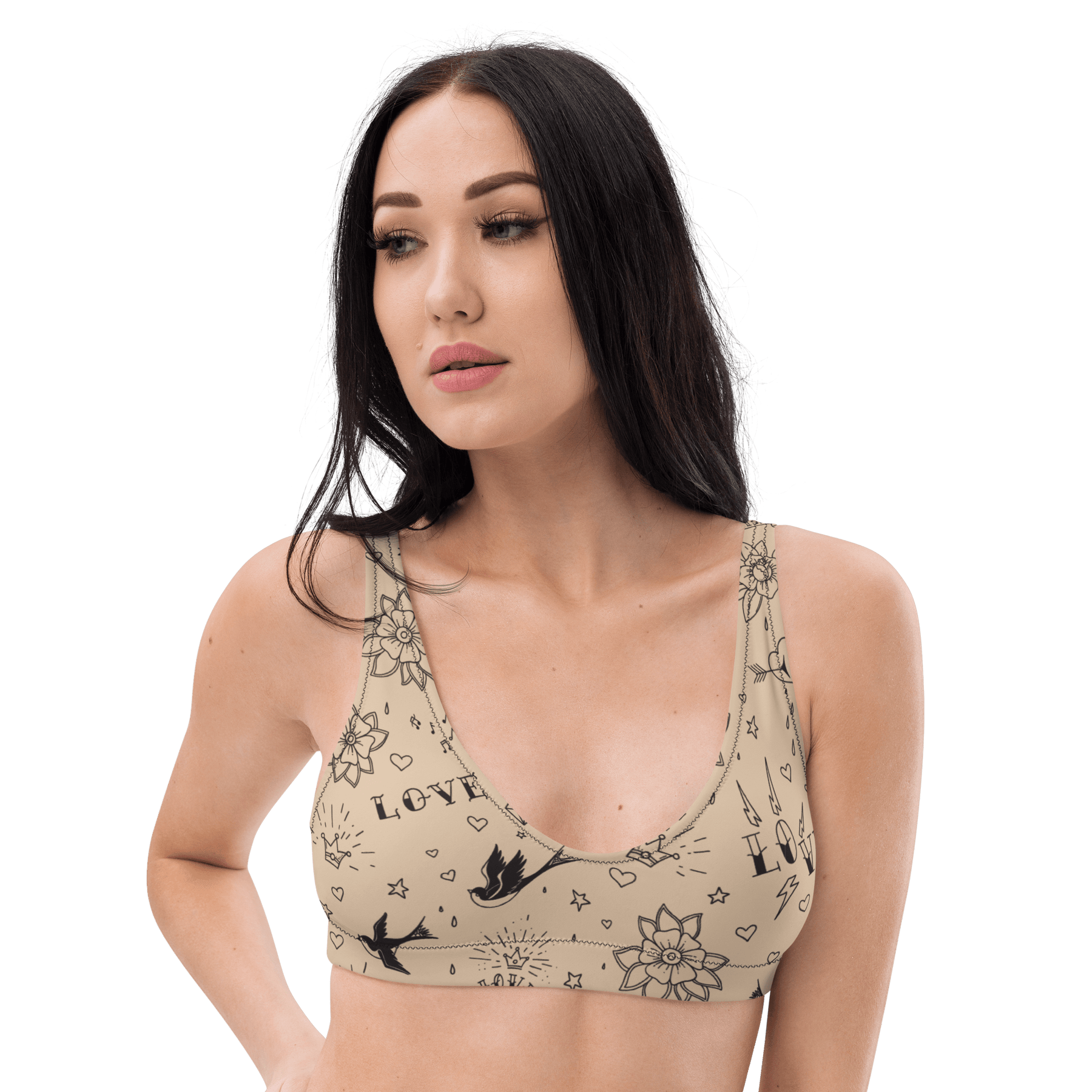 Nude Tattoo Sport Bikini Top - Goth Cloth Co.5973682_12035