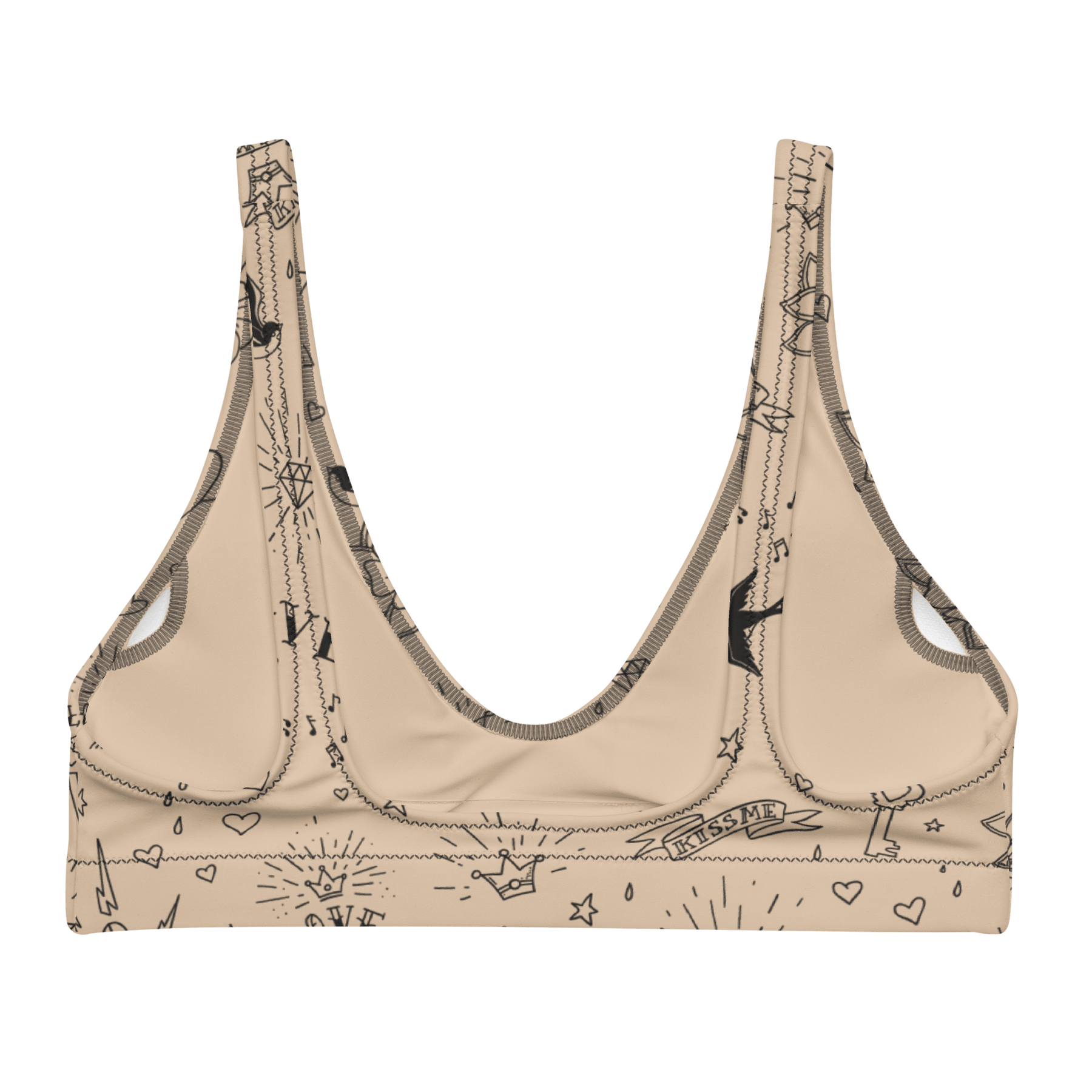 Nude Tattoo Sport Bikini Top - Goth Cloth Co.5973682_12035