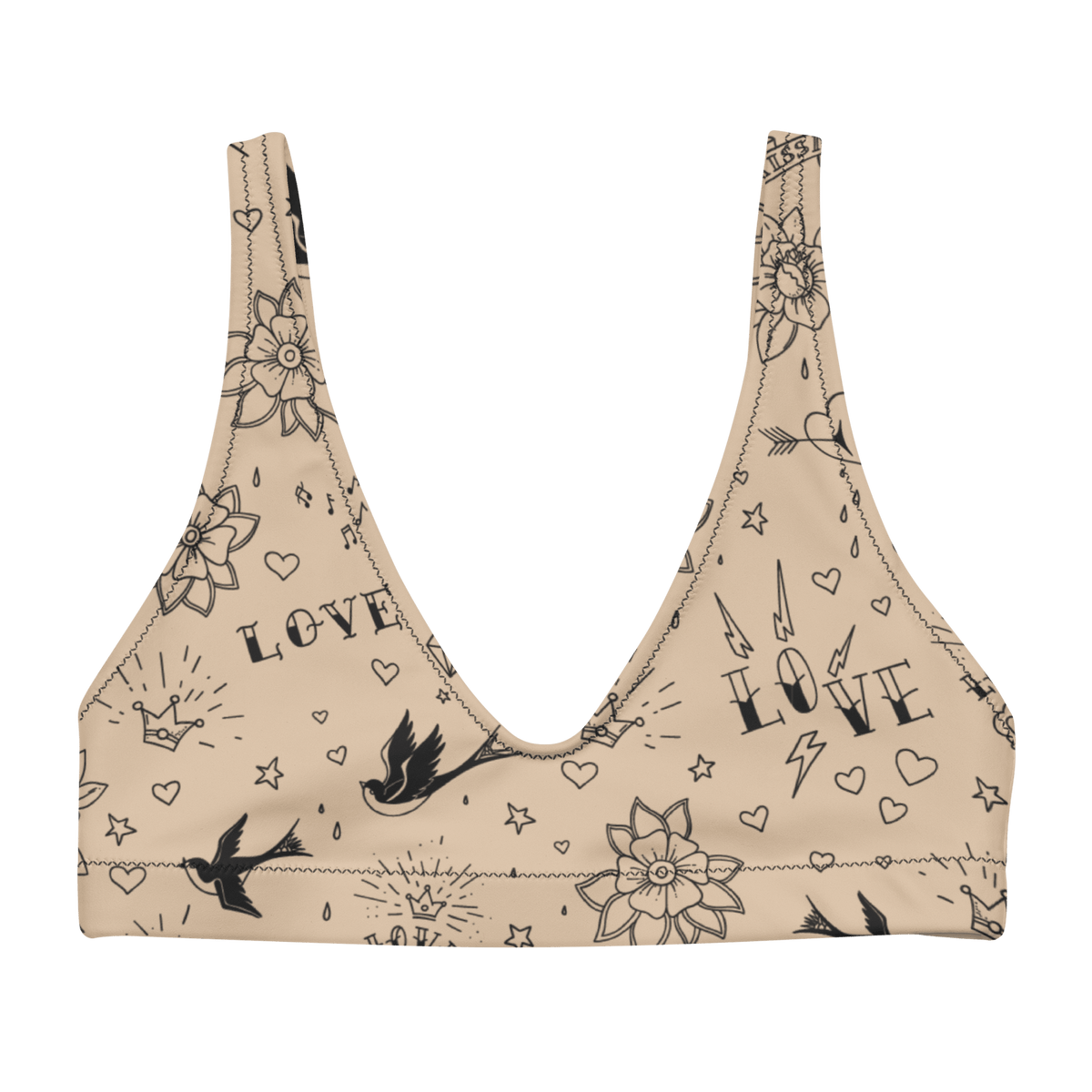 Nude Tattoo Sport Bikini Top - Goth Cloth Co.5973682_12035
