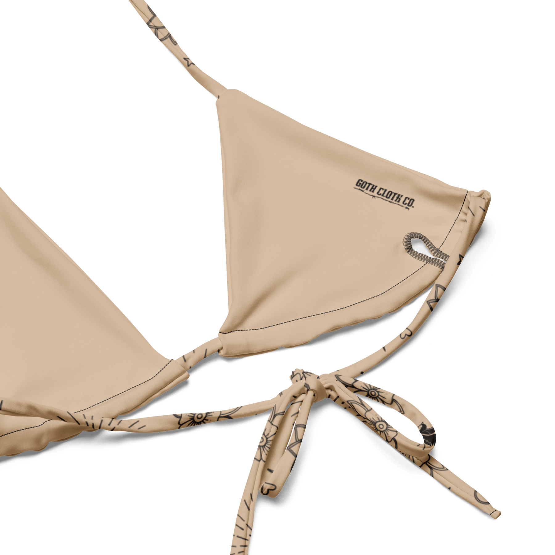 Nude Tattoo String Bikini Top - Goth Cloth Co.8060788_16564
