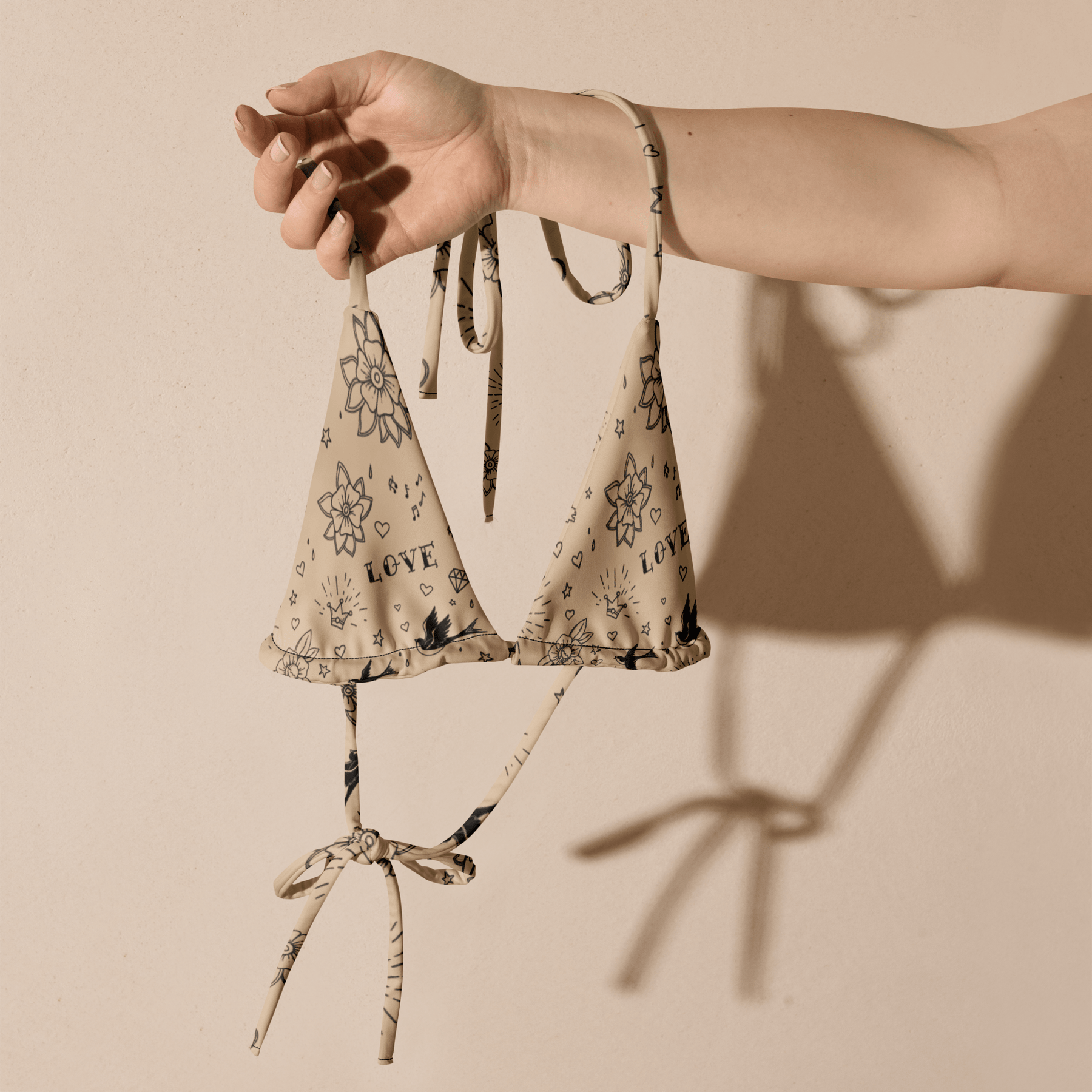 Nude Tattoo String Bikini Top - Goth Cloth Co.8060788_16564