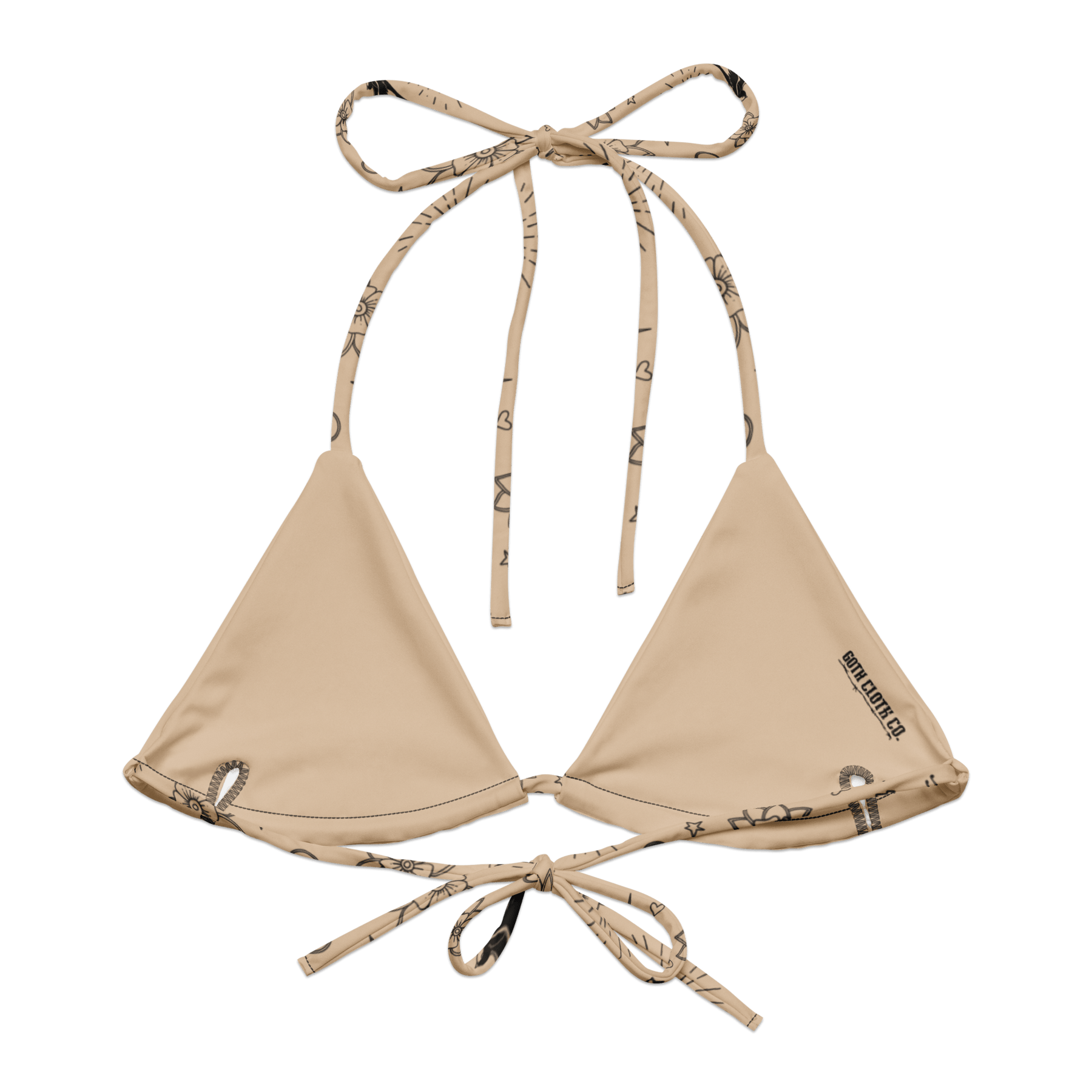 Nude Tattoo String Bikini Top - Goth Cloth Co.8060788_16564