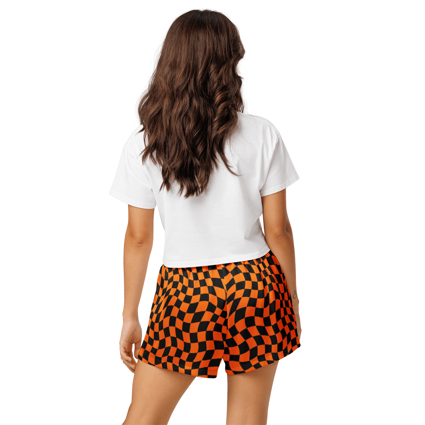 October Tiles Checkered Silky Pajama Shorts - Goth Cloth Co.2121668_20988