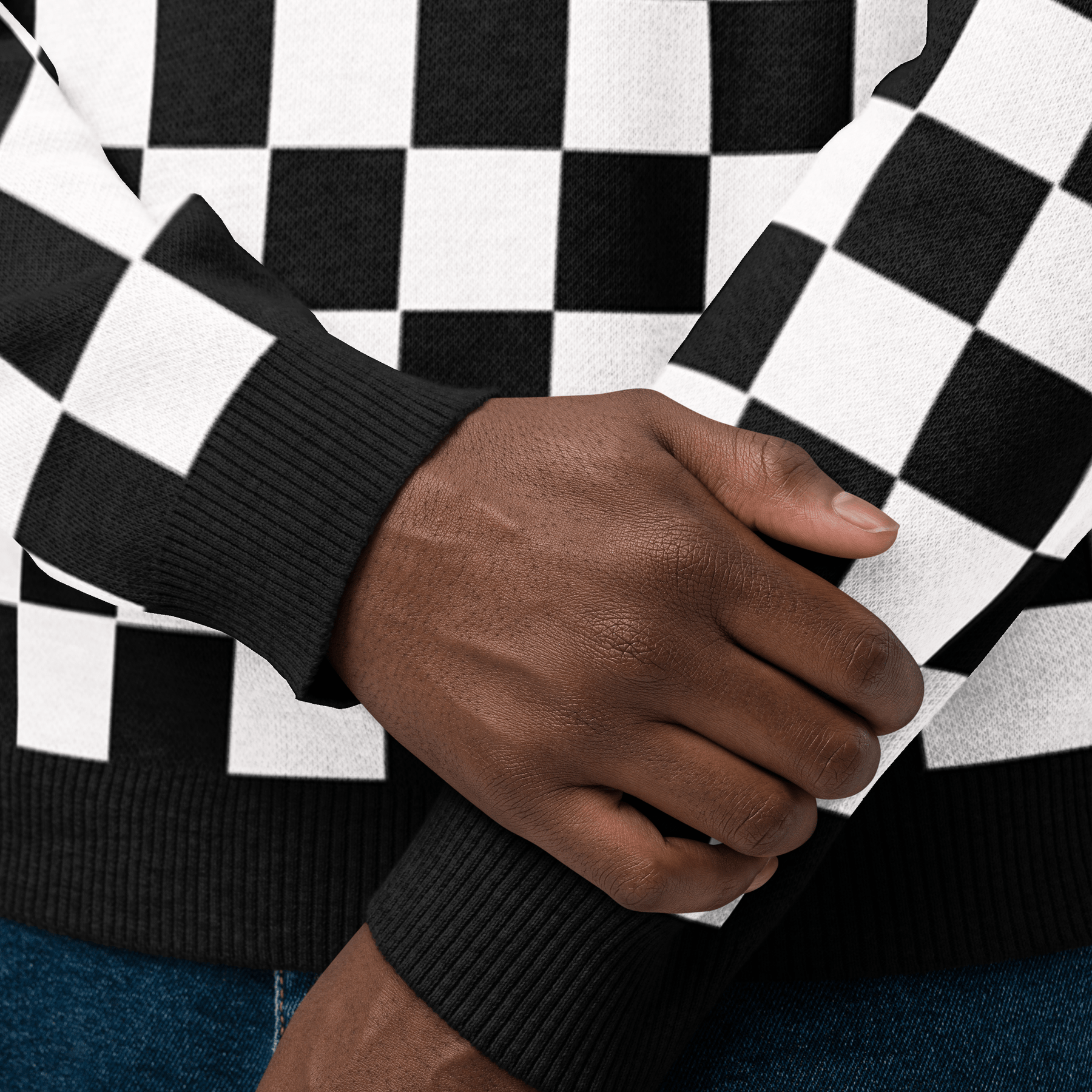 OG Checkered Knit Crewneck Sweater - Goth Cloth Co.2068701_19635