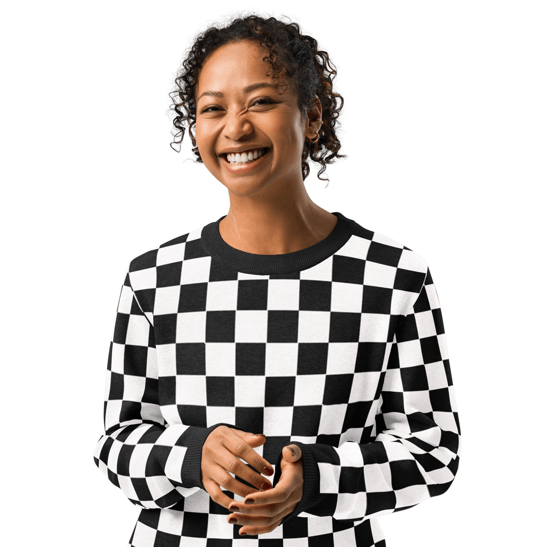 OG Checkered Knit Crewneck Sweater - Goth Cloth Co.2068701_19635