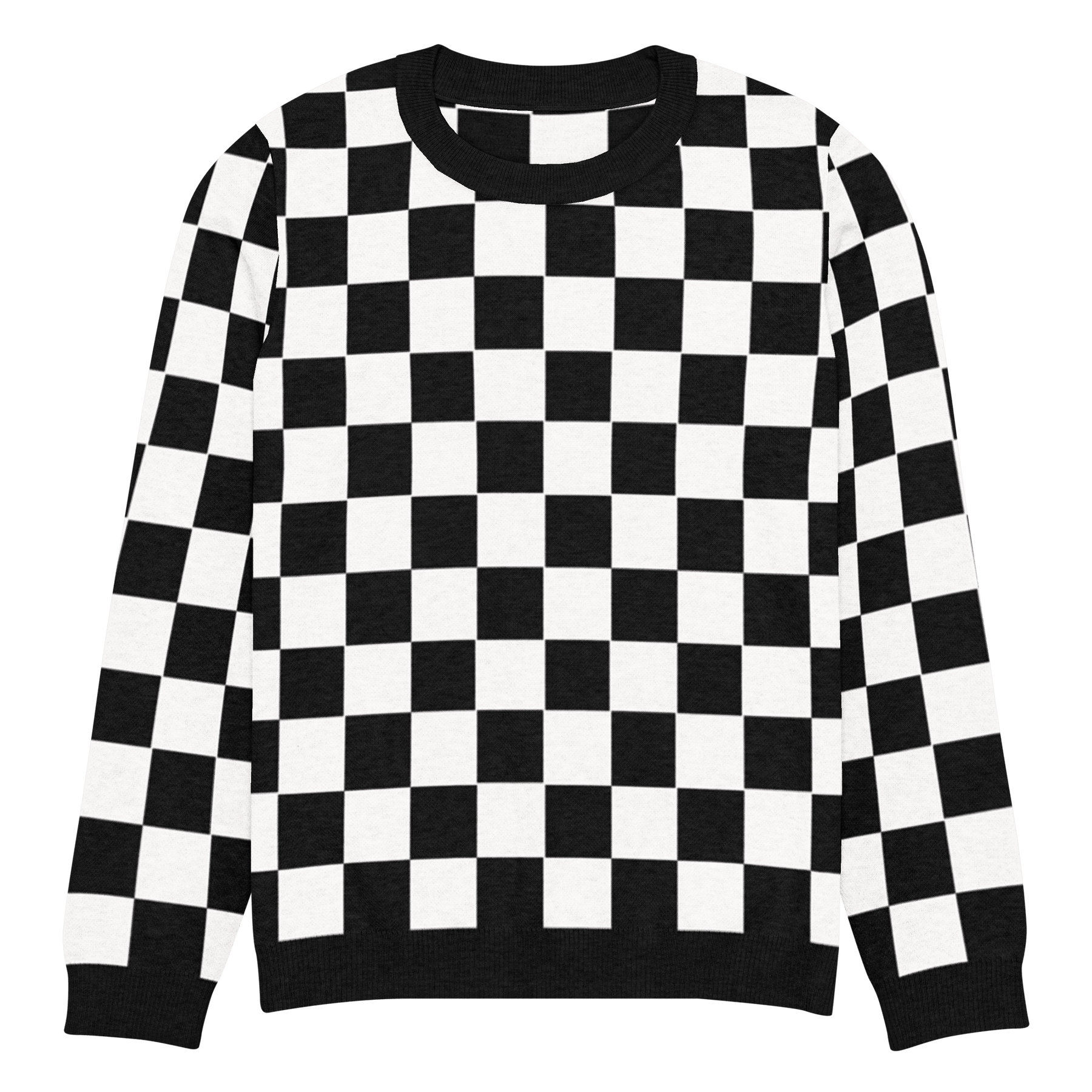 OG Checkered Knit Crewneck Sweater - Goth Cloth Co.2068701_19635