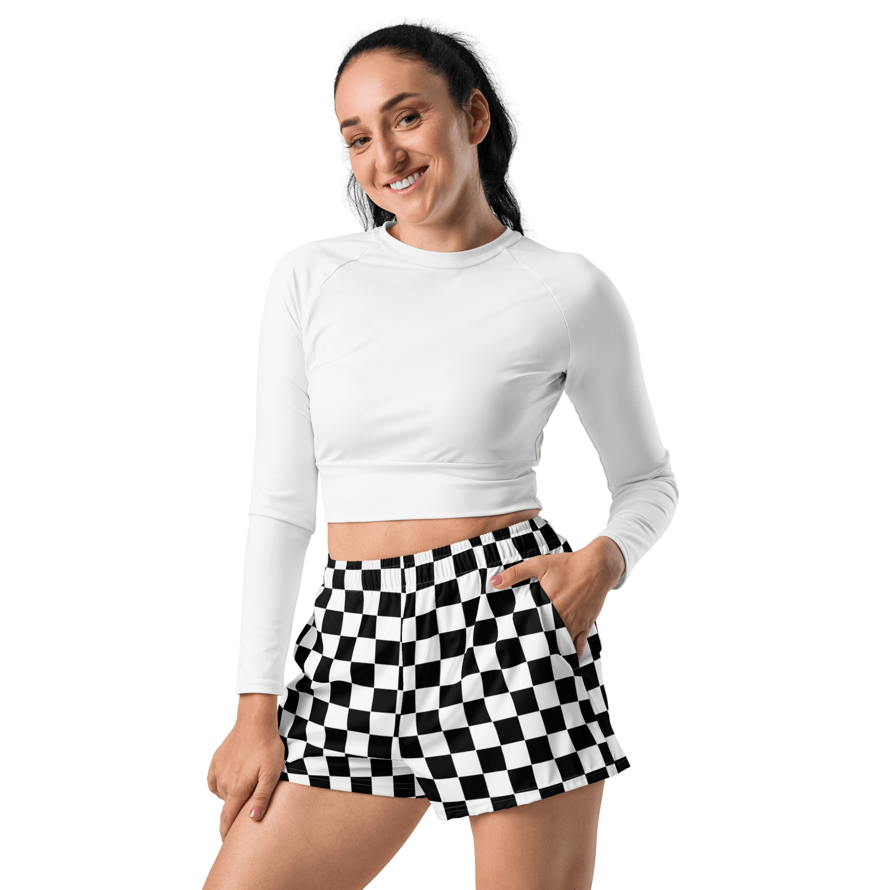 OG Checkered Unisex Unlined Swim Trunks - Goth Cloth Co.8051067_9804