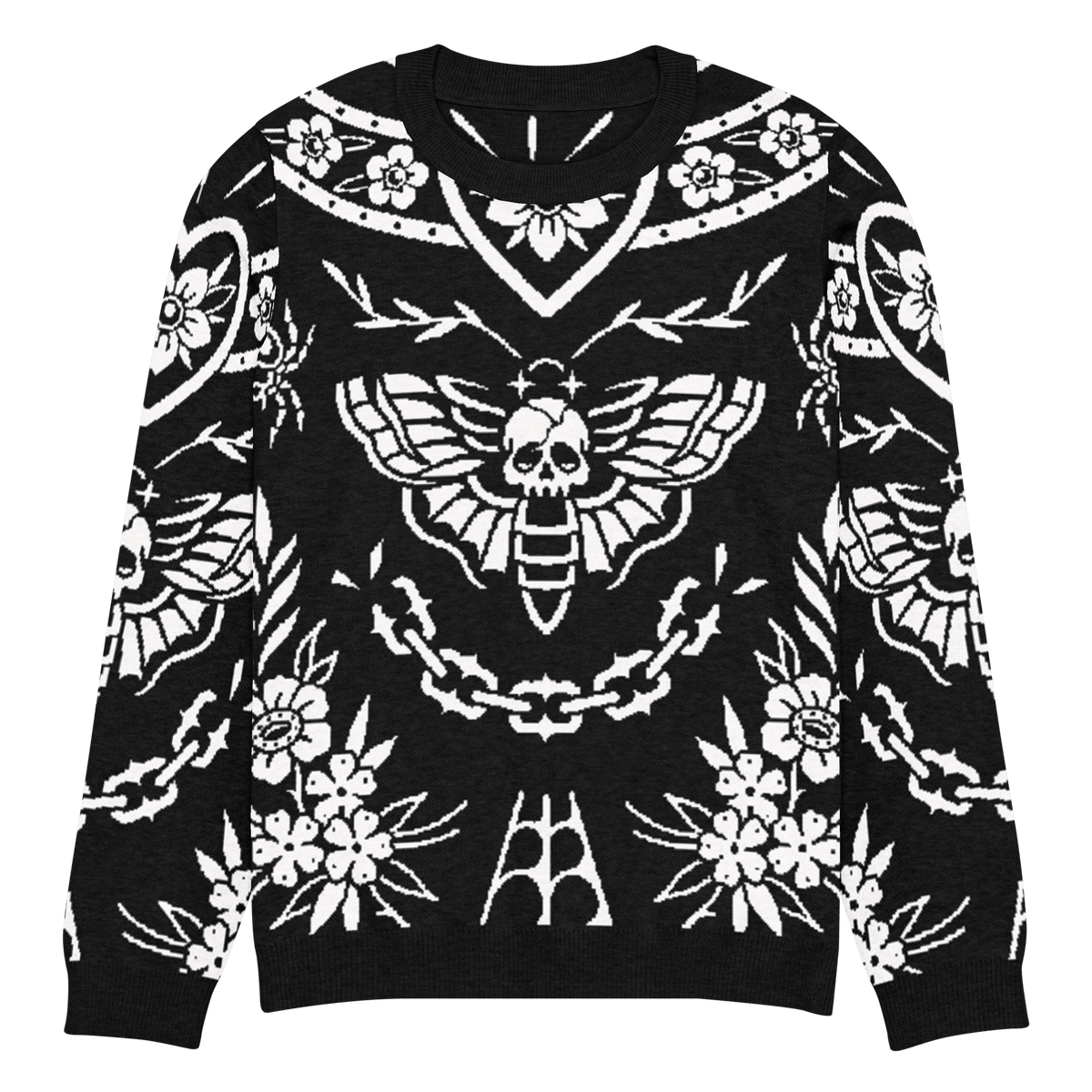 Old School Ink Knit Crewneck Sweater - Goth Cloth Co.3816513_19637