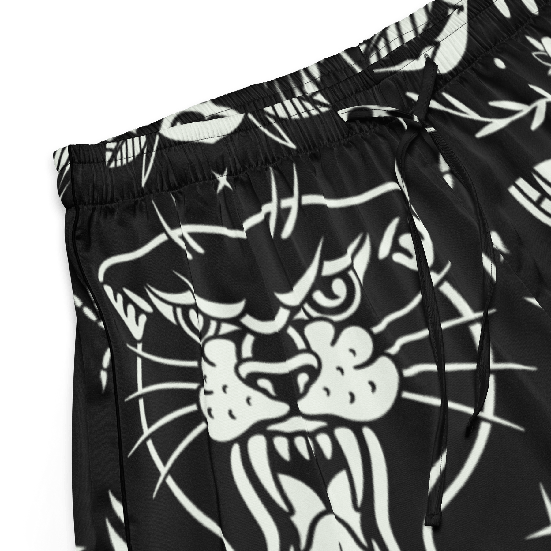 Old School Ink Silky Pajama Shorts - Goth Cloth Co.2938931_20988