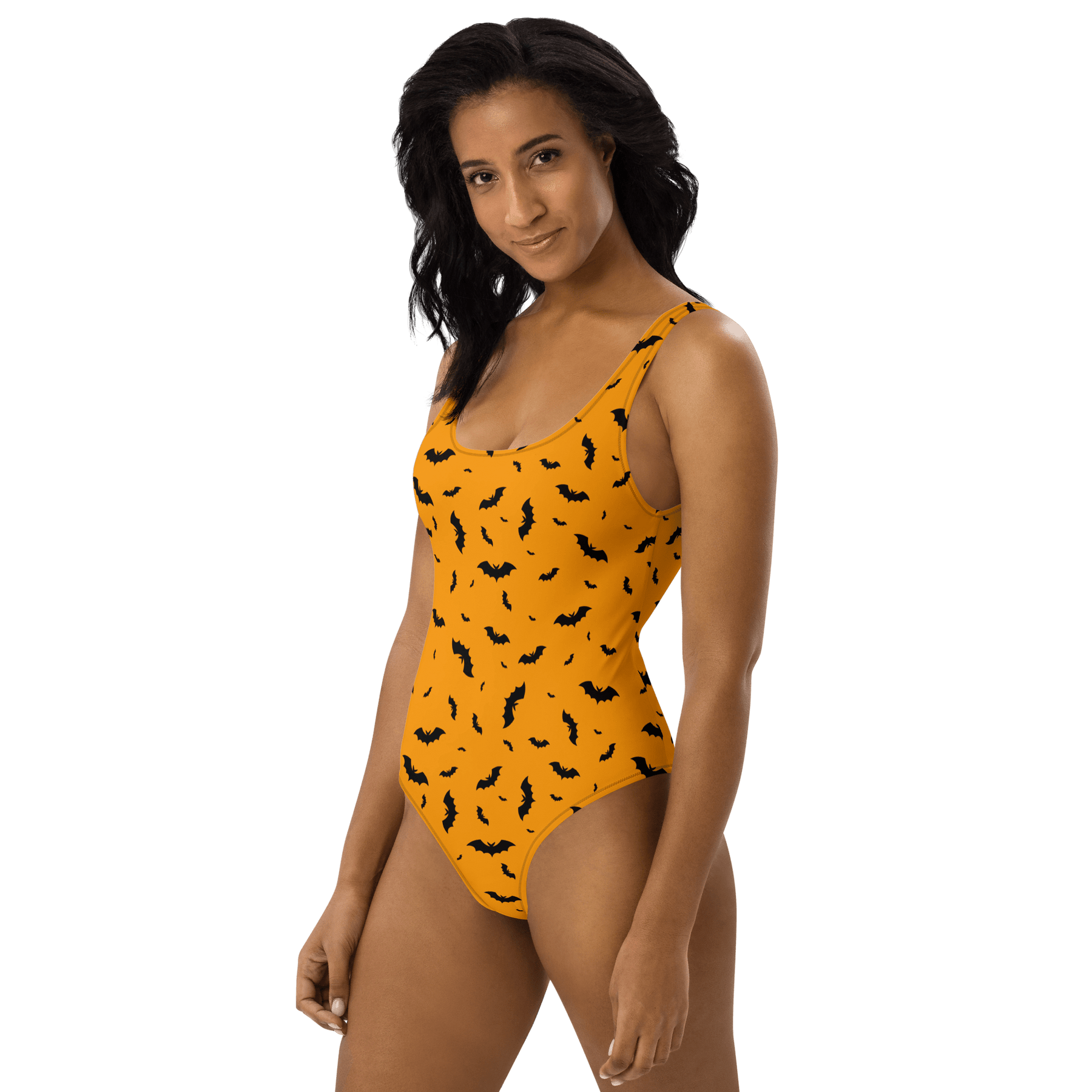 Orange Eclipse One-Piece Swimsuit - Goth Cloth Co.5939080_9014
