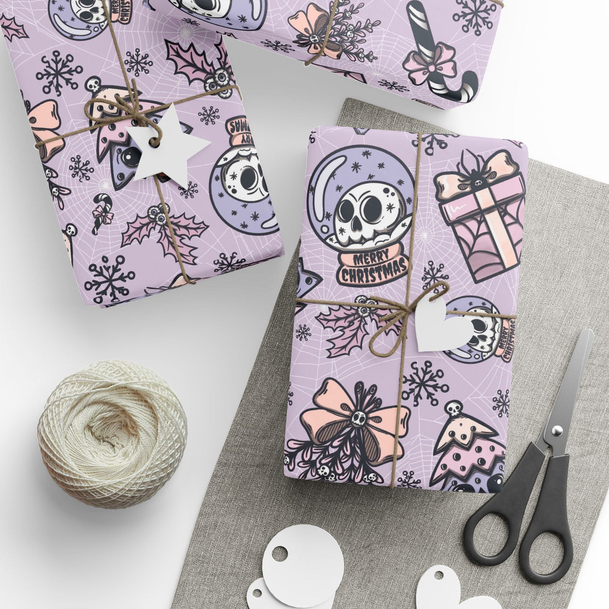 Pastel Goth Spooky Holiday Gift Wrap - Goth Cloth Co.Home Decor31916780917122079090