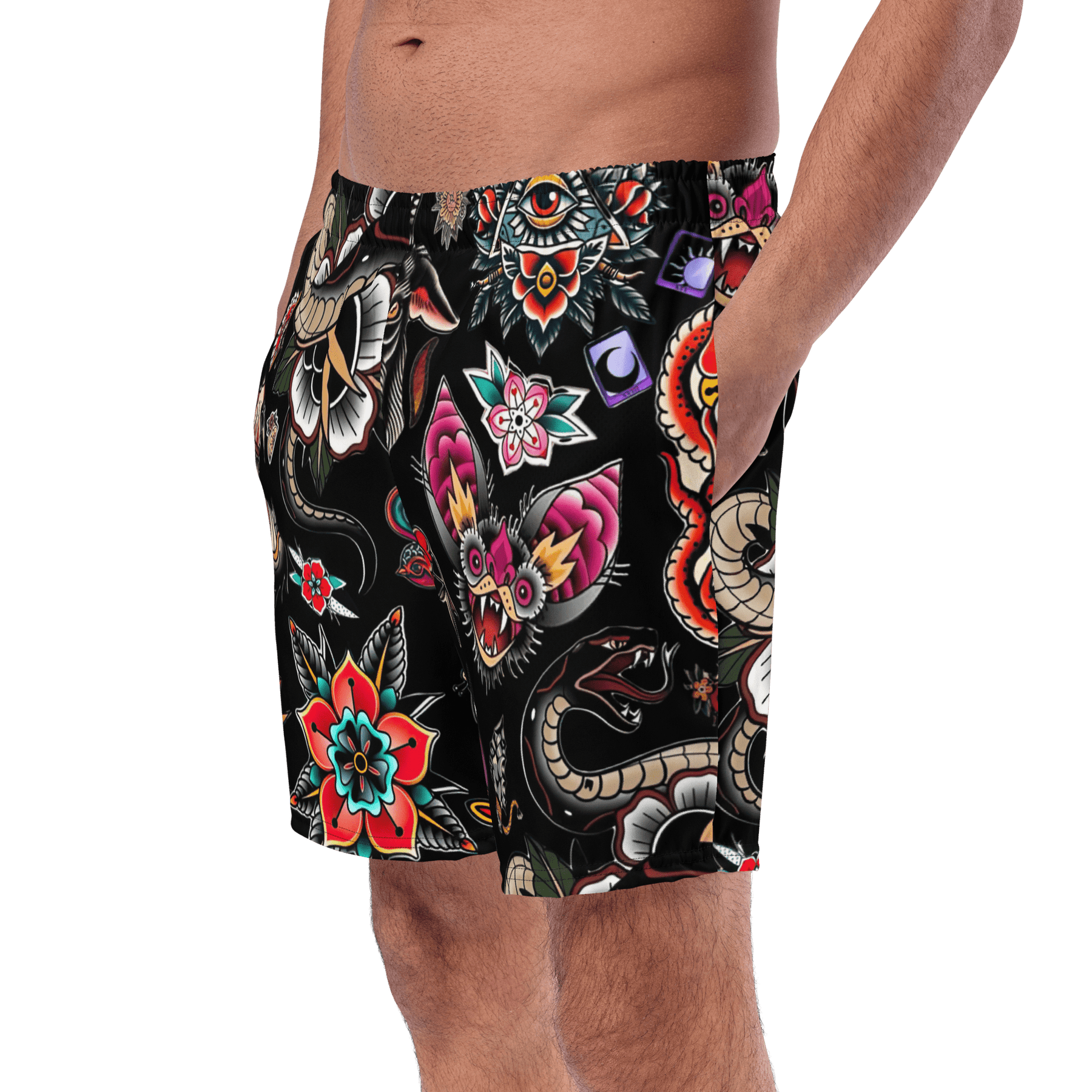 Phantom Flash Men's Swim Trunks - Goth Cloth Co.9970773_14636