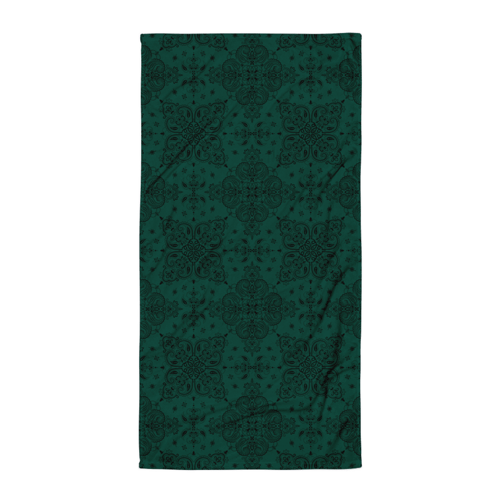 Poison Paisley Towel - Goth Cloth Co.3228069_8874