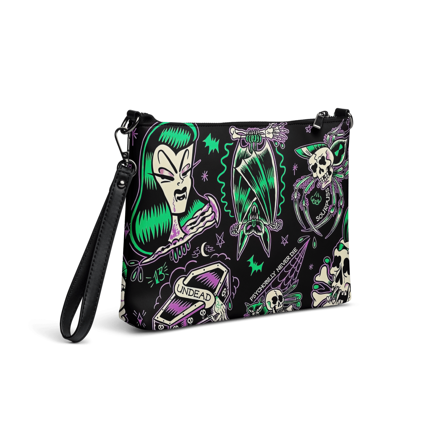 Psychobilly Blast Crossbody Bag - Goth Cloth Co.7850695_16708
