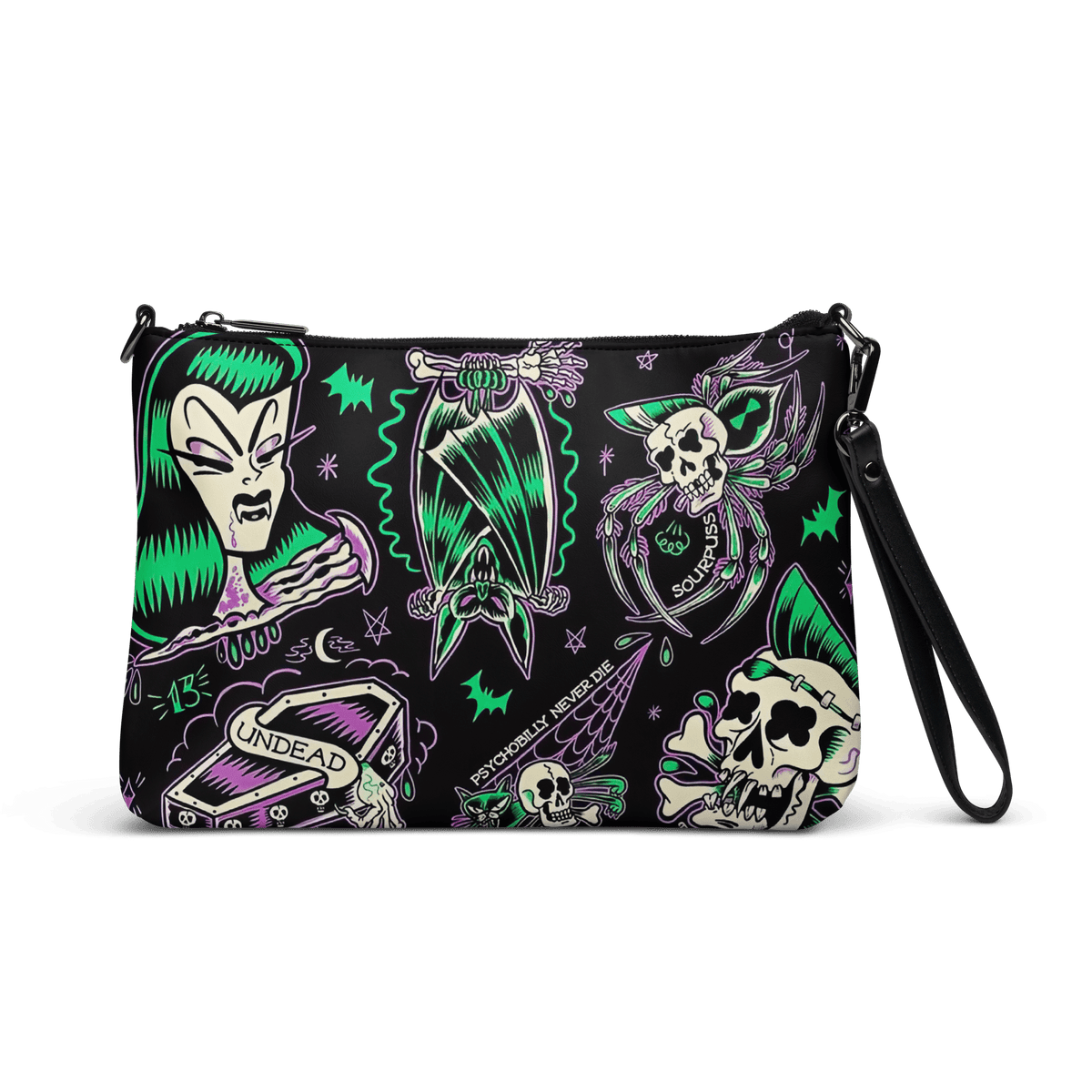 Psychobilly Blast Crossbody Bag - Goth Cloth Co.7850695_16708