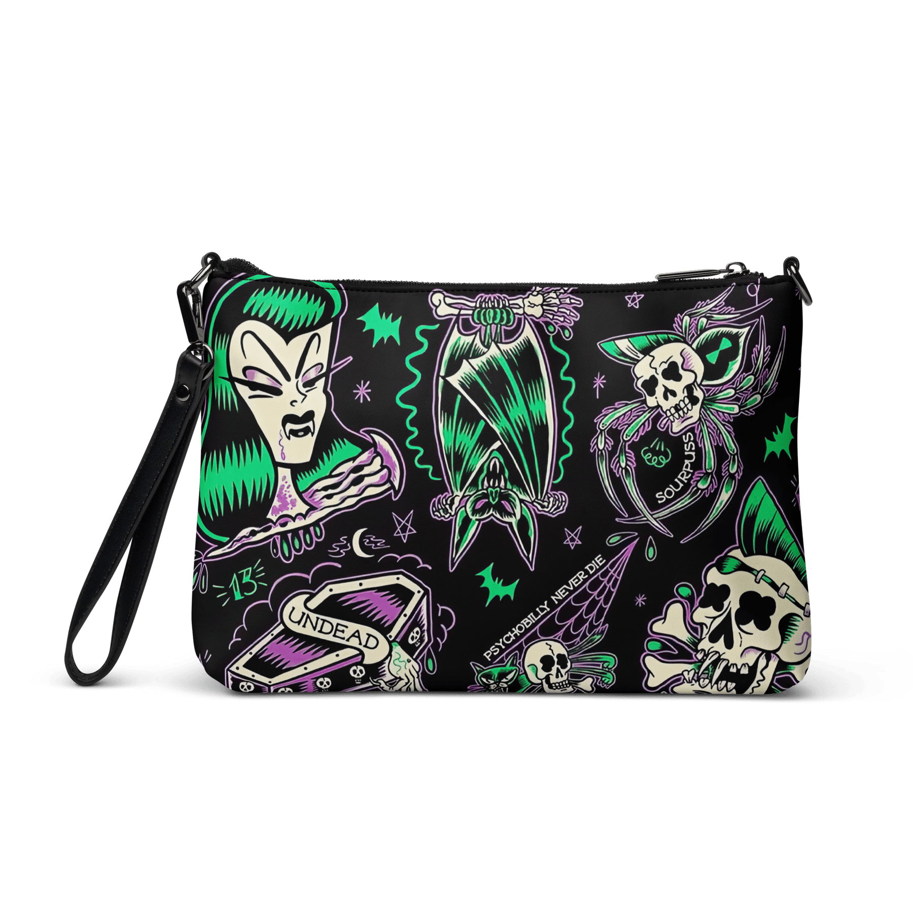 Psychobilly Blast Crossbody Bag - Goth Cloth Co.7850695_16708