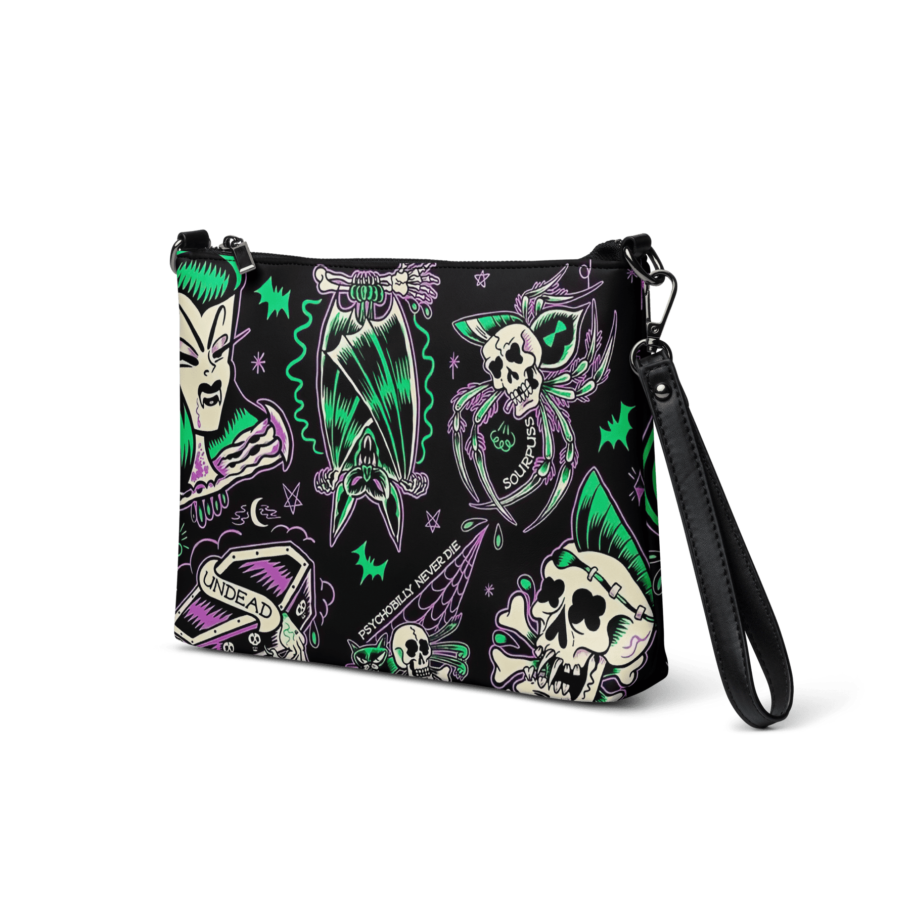 Psychobilly Blast Crossbody Bag - Goth Cloth Co.7850695_16708