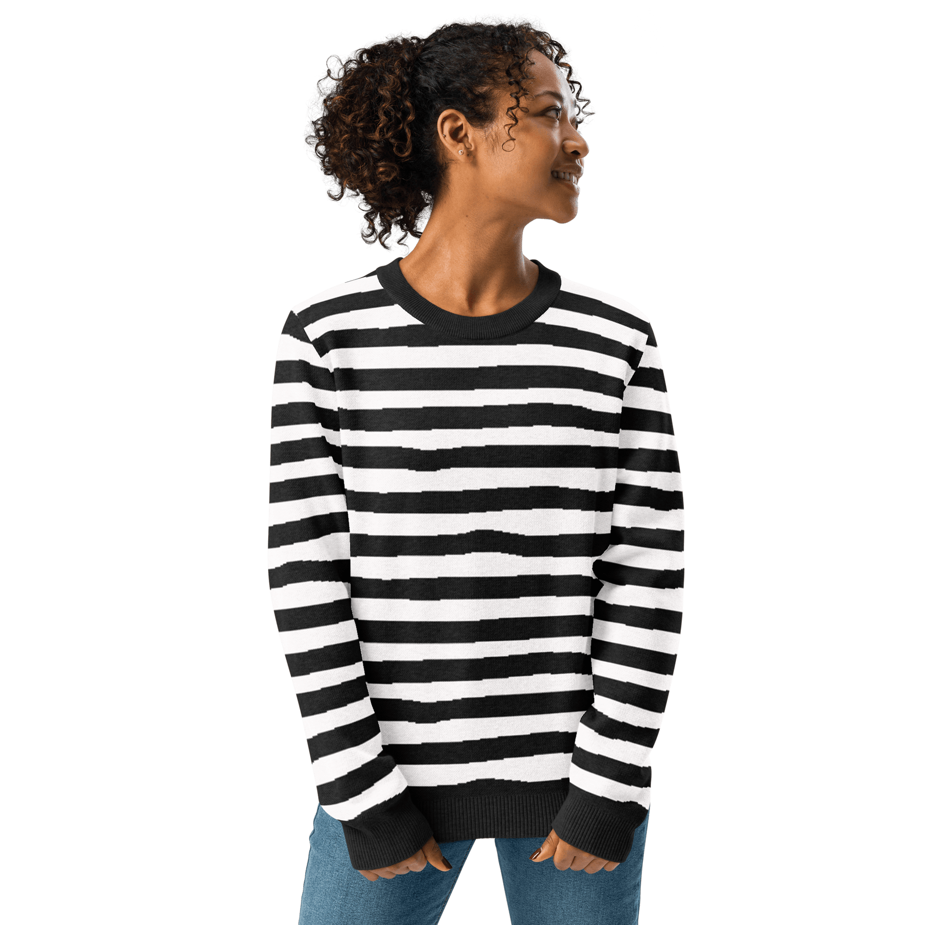 Pugsley Print Knit Crewneck Sweater - Goth Cloth Co.8318445_19637