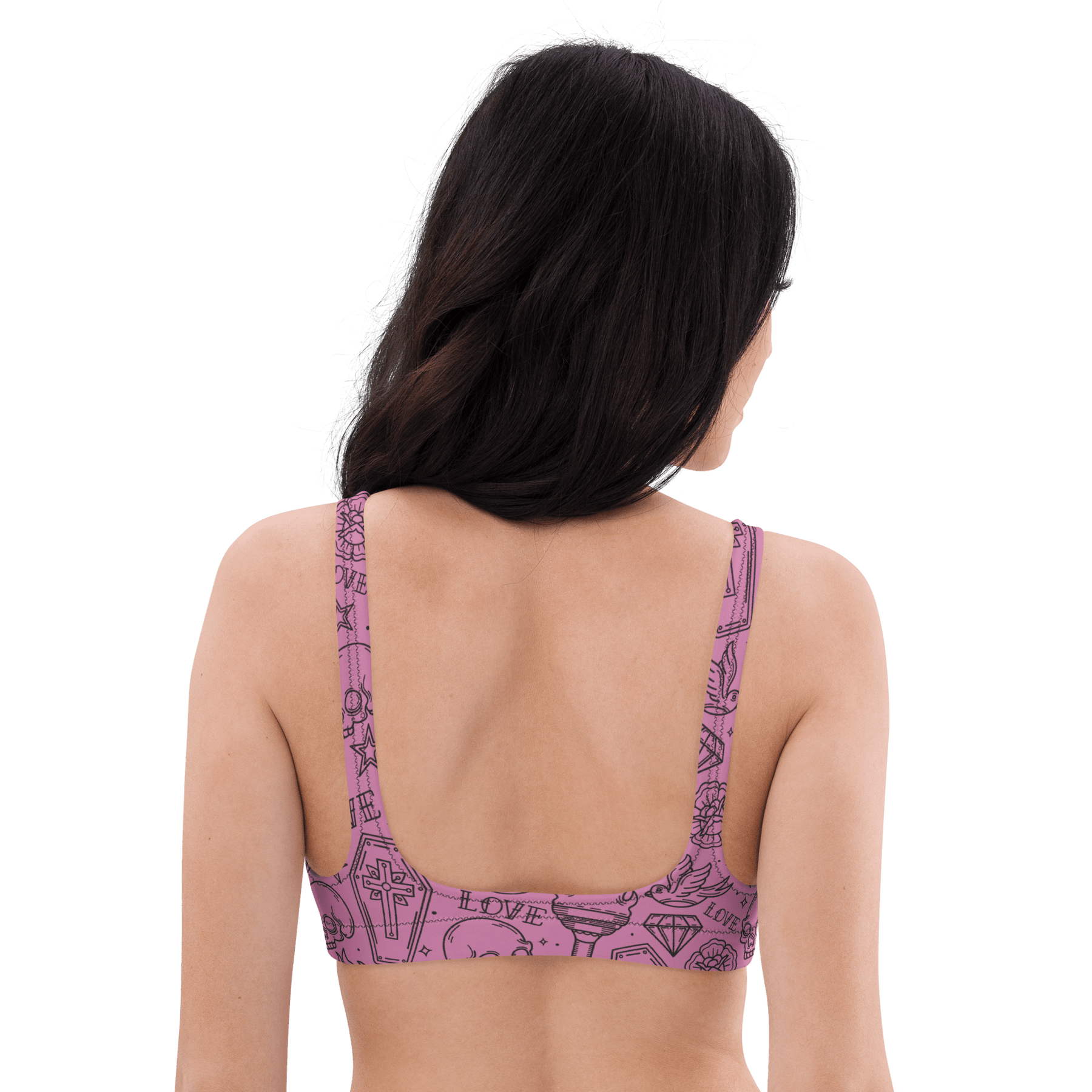 Punk in Pink Sport Bikini Top - Goth Cloth Co.4335645_12035
