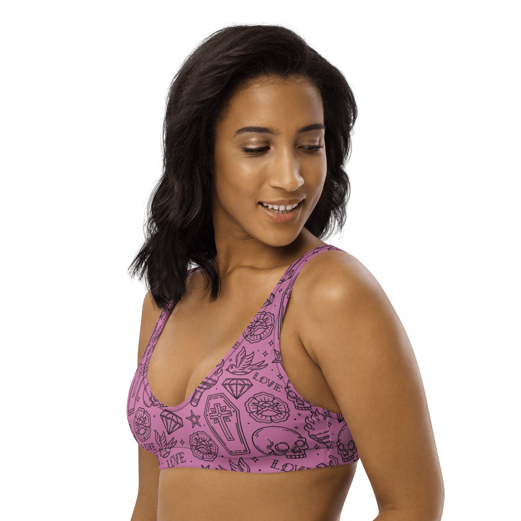 Punk in Pink Sport Bikini Top - Goth Cloth Co.4335645_12035