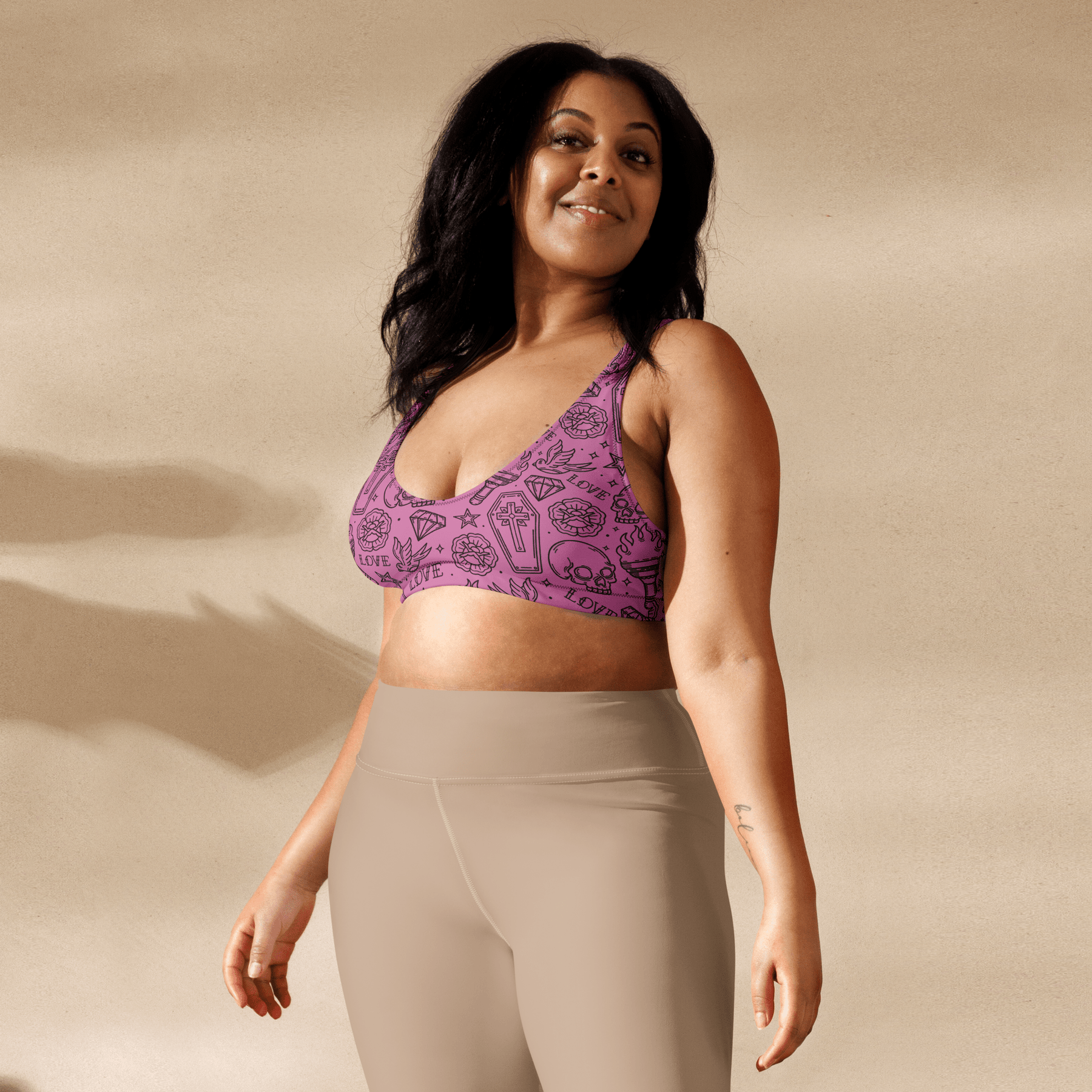 Punk in Pink Sport Bikini Top - Goth Cloth Co.4335645_12035