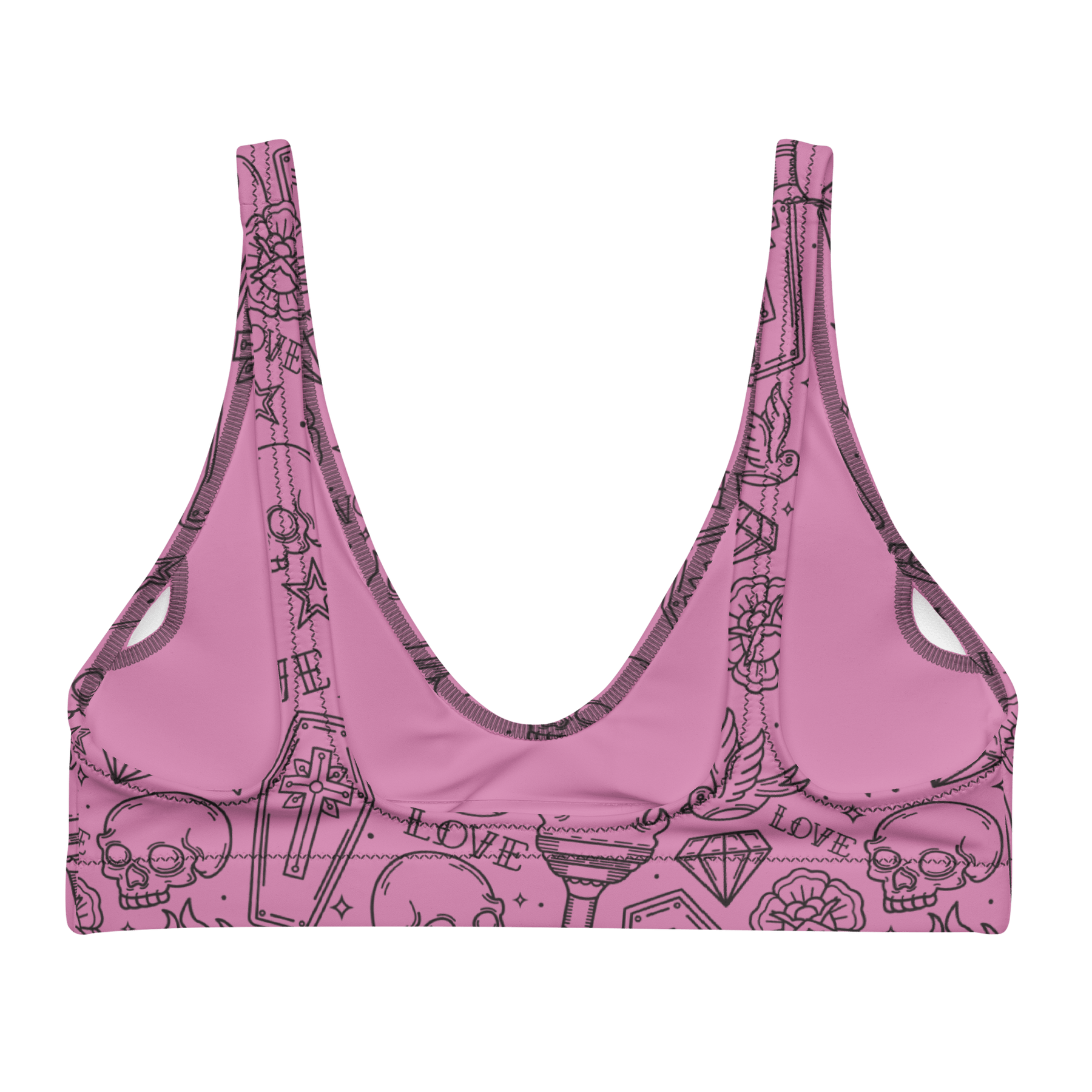 Punk in Pink Sport Bikini Top - Goth Cloth Co.4335645_12035