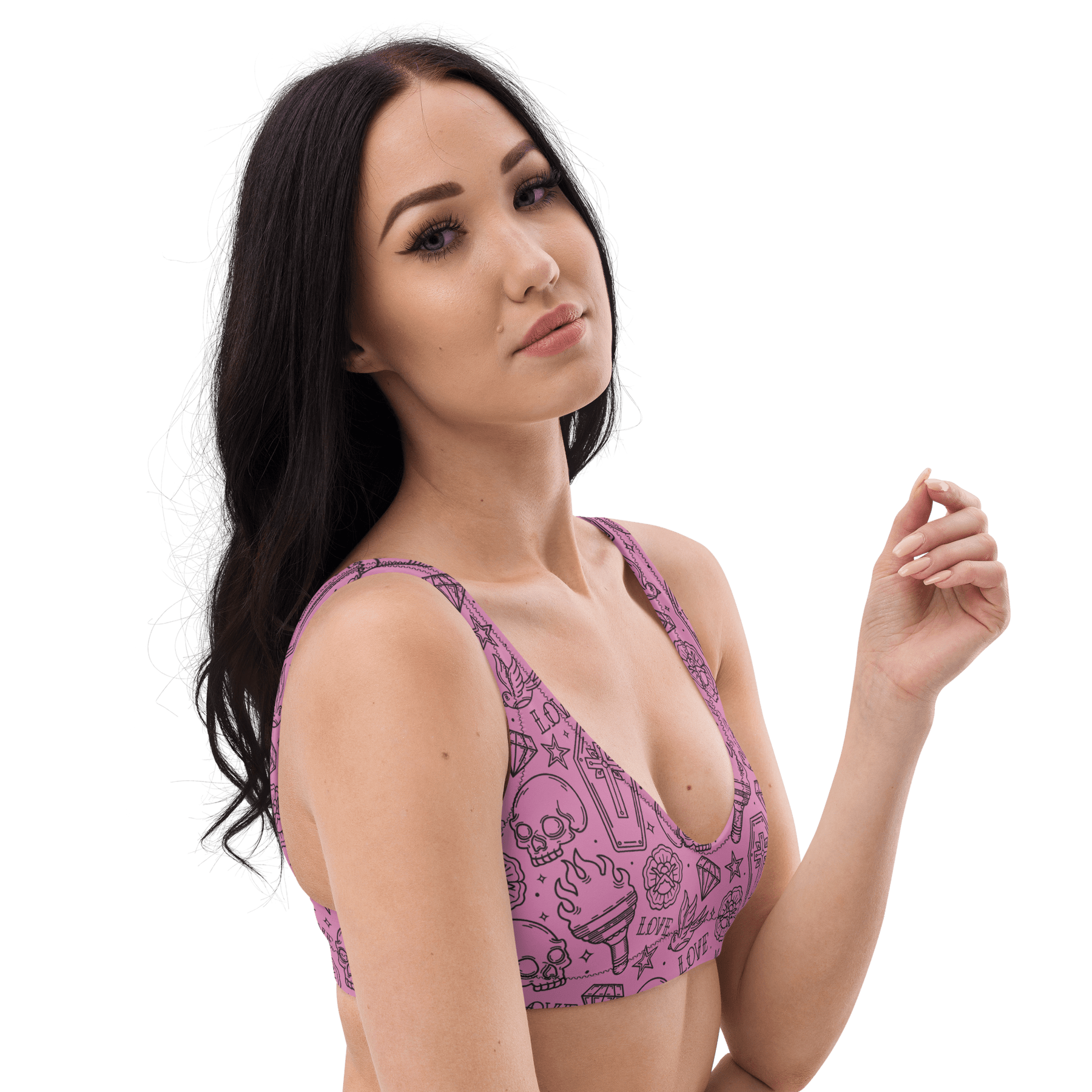 Punk in Pink Sport Bikini Top - Goth Cloth Co.4335645_12035