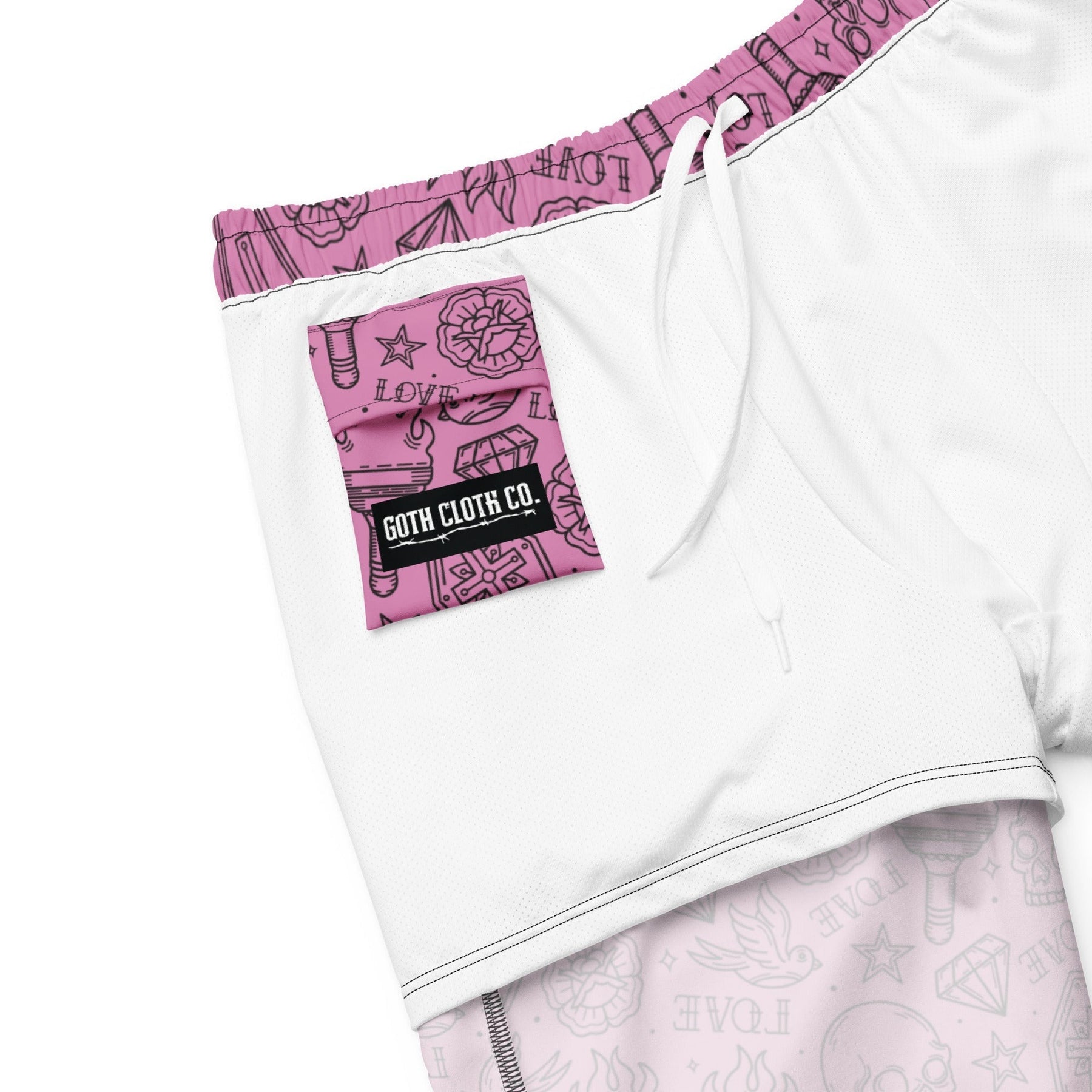 Punk in Pink Swim Trunks - Goth Cloth Co.4425325_14636
