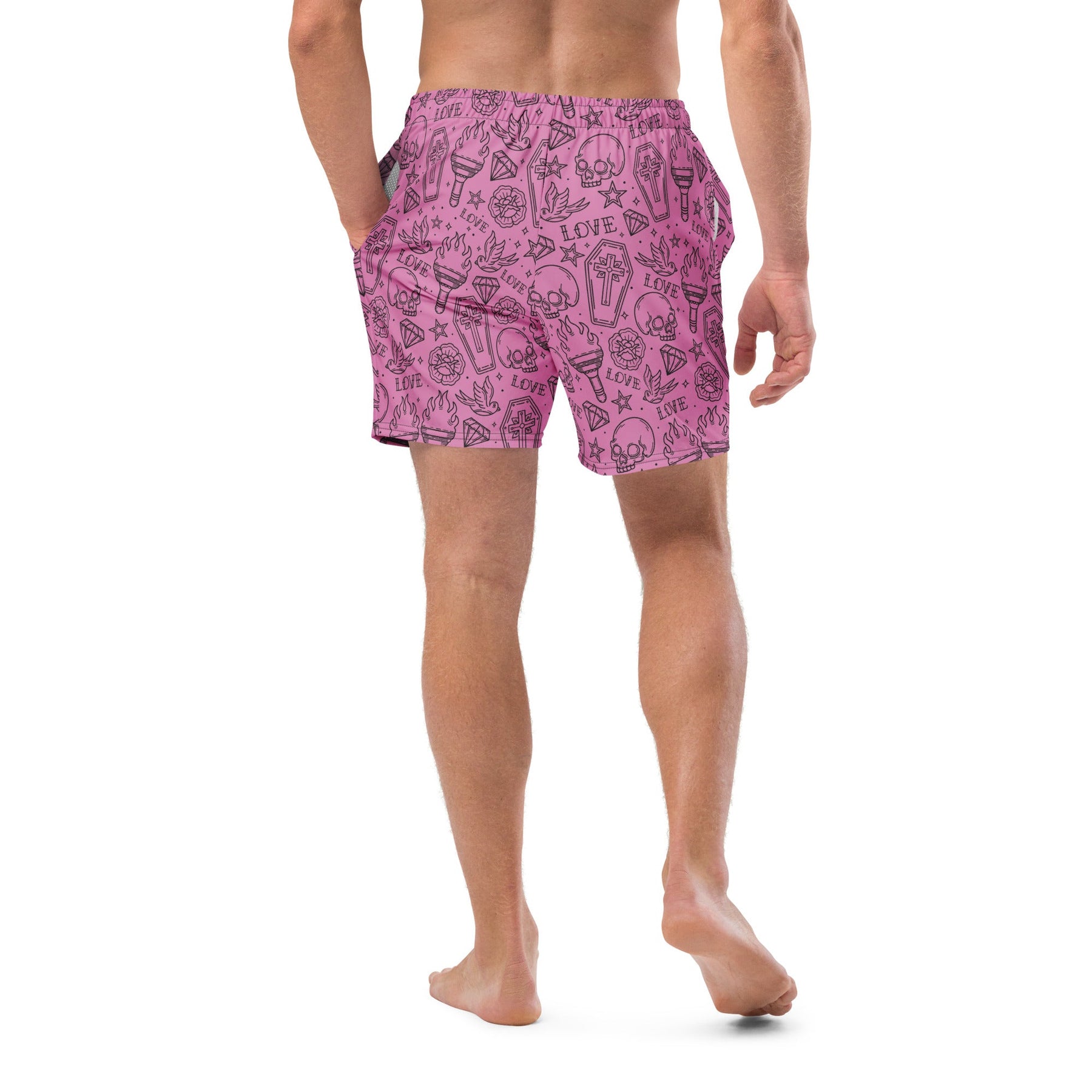 Punk in Pink Swim Trunks - Goth Cloth Co.4425325_14636