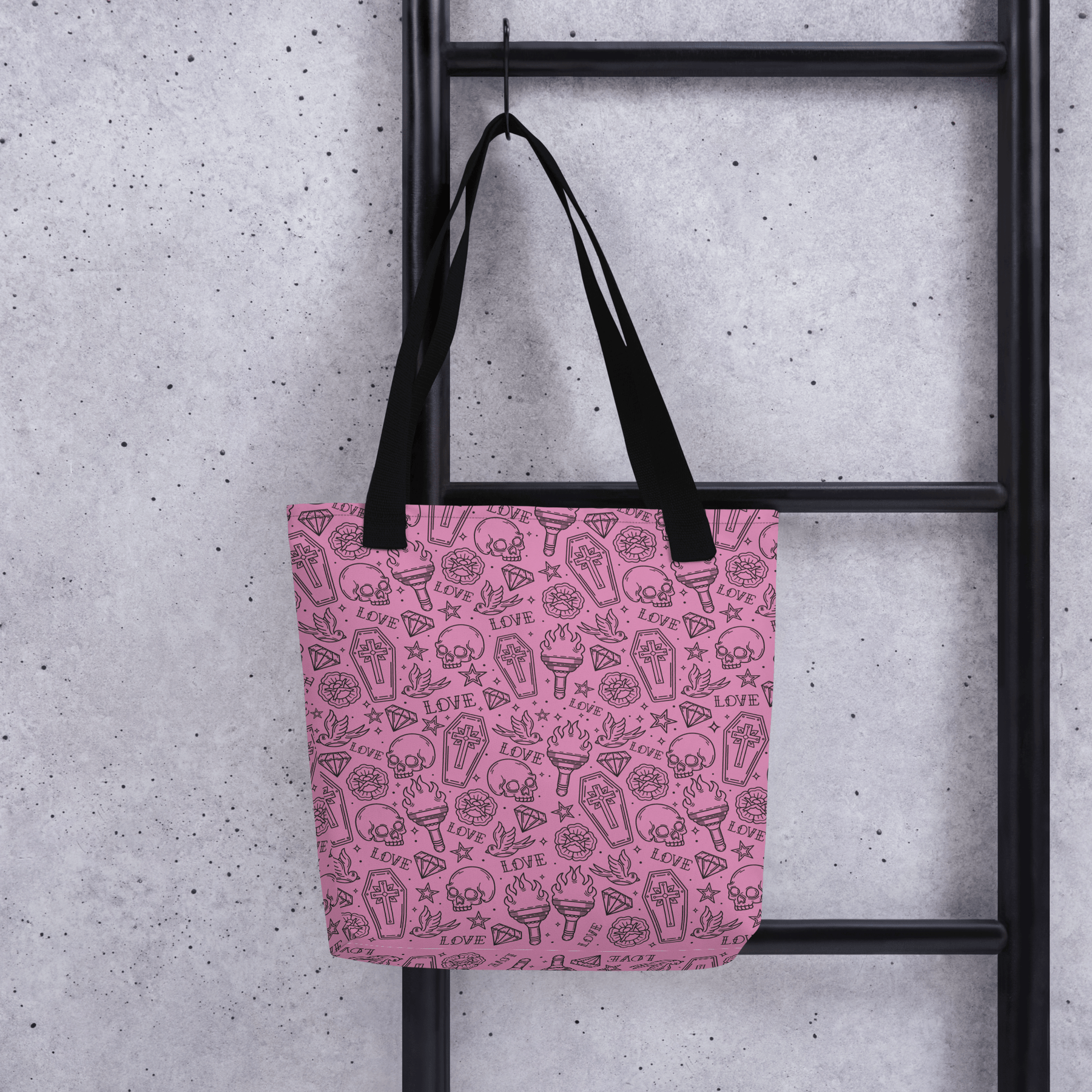 Punk in Pink Tote Bag - Goth Cloth Co.7618942_4533