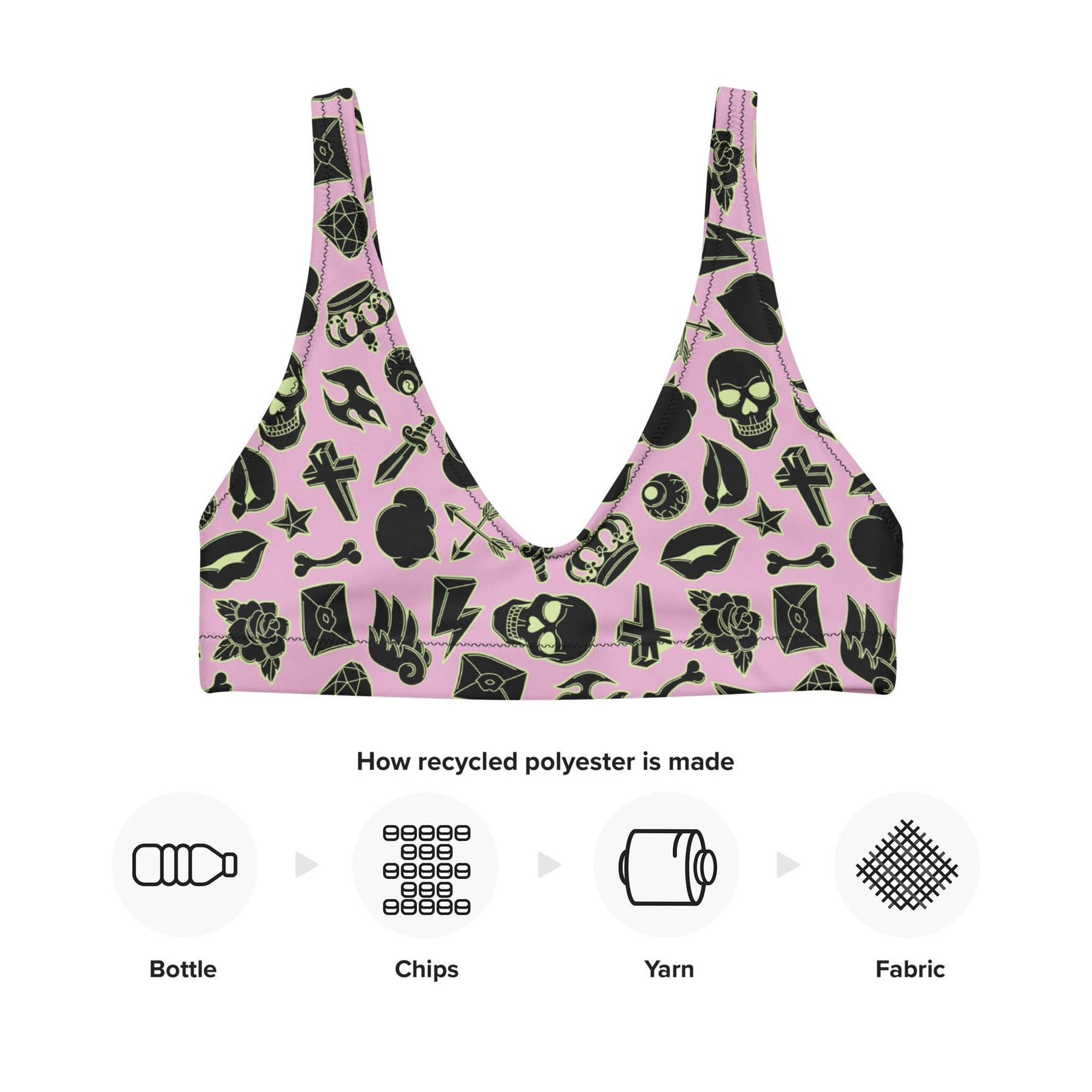 Punk Princess Sport Bikini Top - Goth Cloth Co.9219457_12035